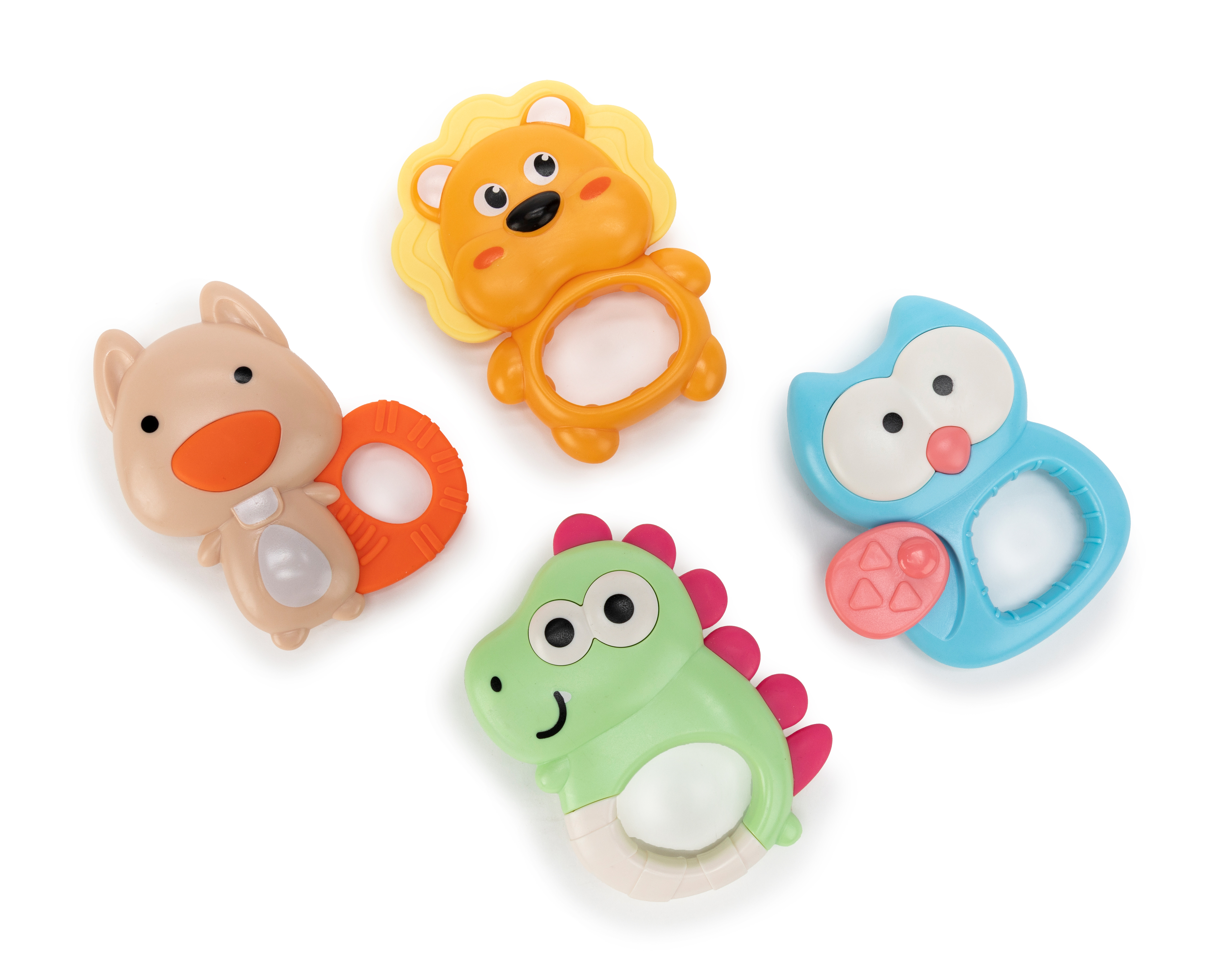 Foto 3 pulgar | Foto 2 | Sonaja para Bebé Baby Colors 4 Piezas