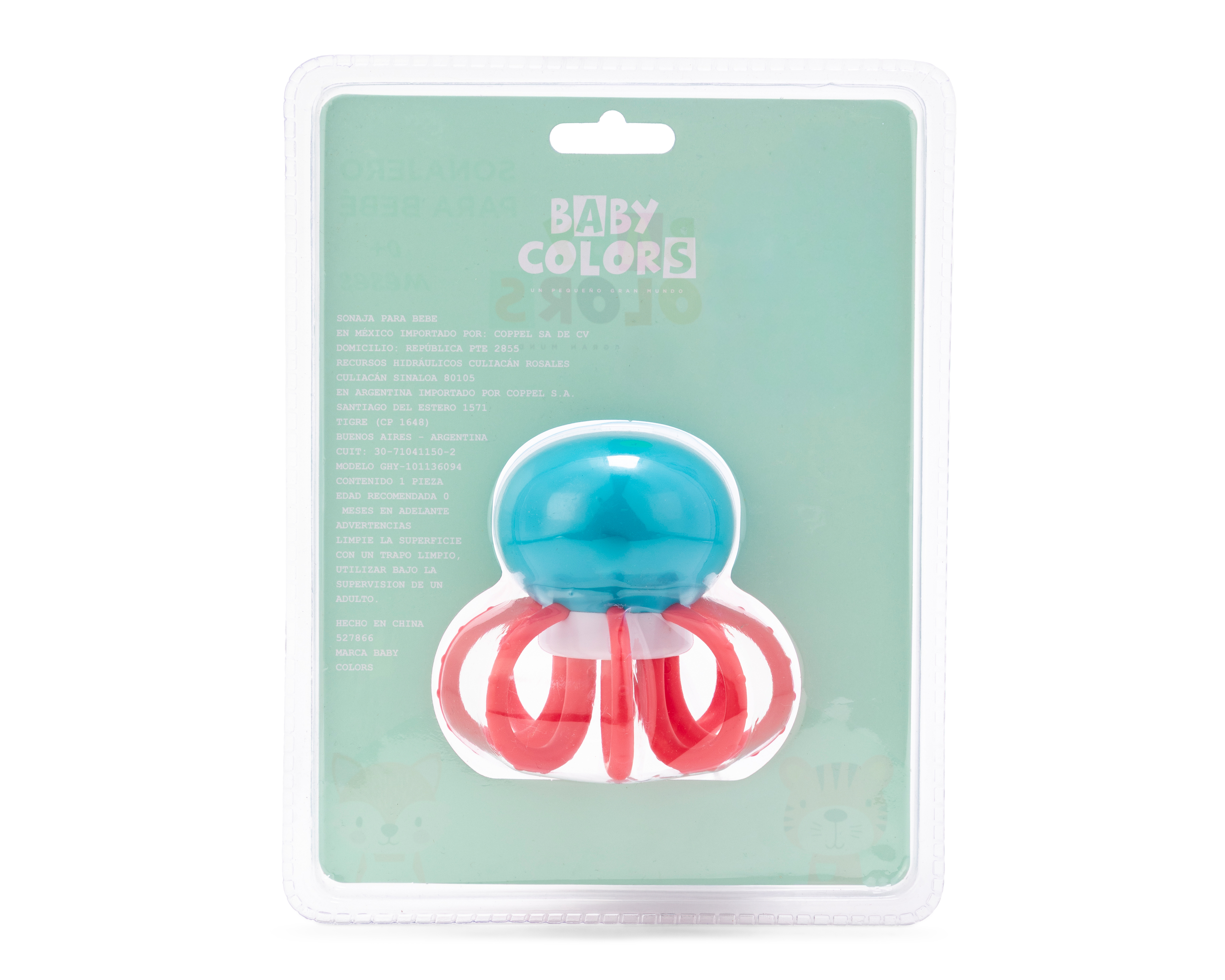 Foto 3 pulgar | Foto 2 | Sonaja para Bebé Baby Colors