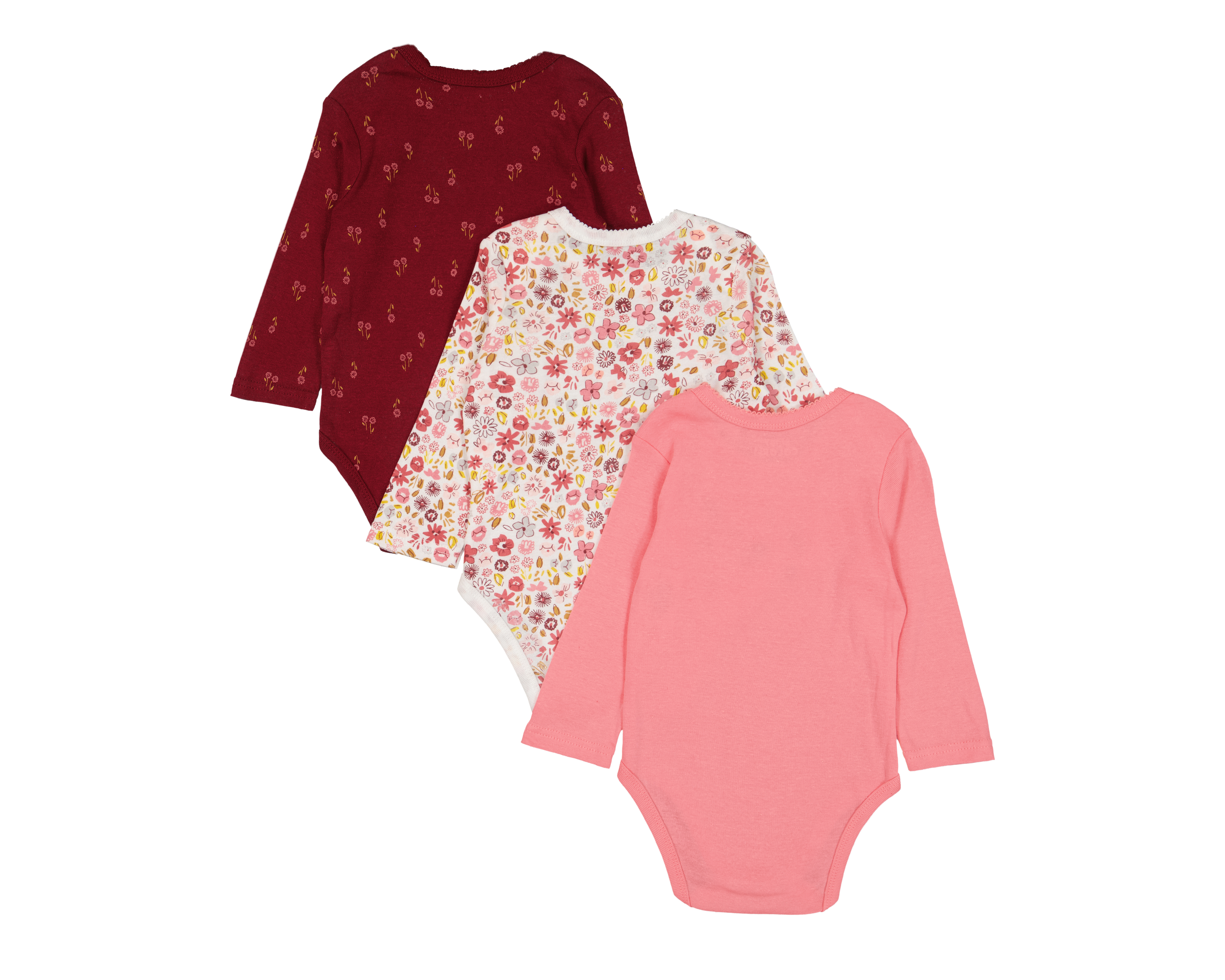 Foto 3 pulgar | Foto 2 | Pañalero para Bebé Niña Baby Colors de Algodón 3 Piezas