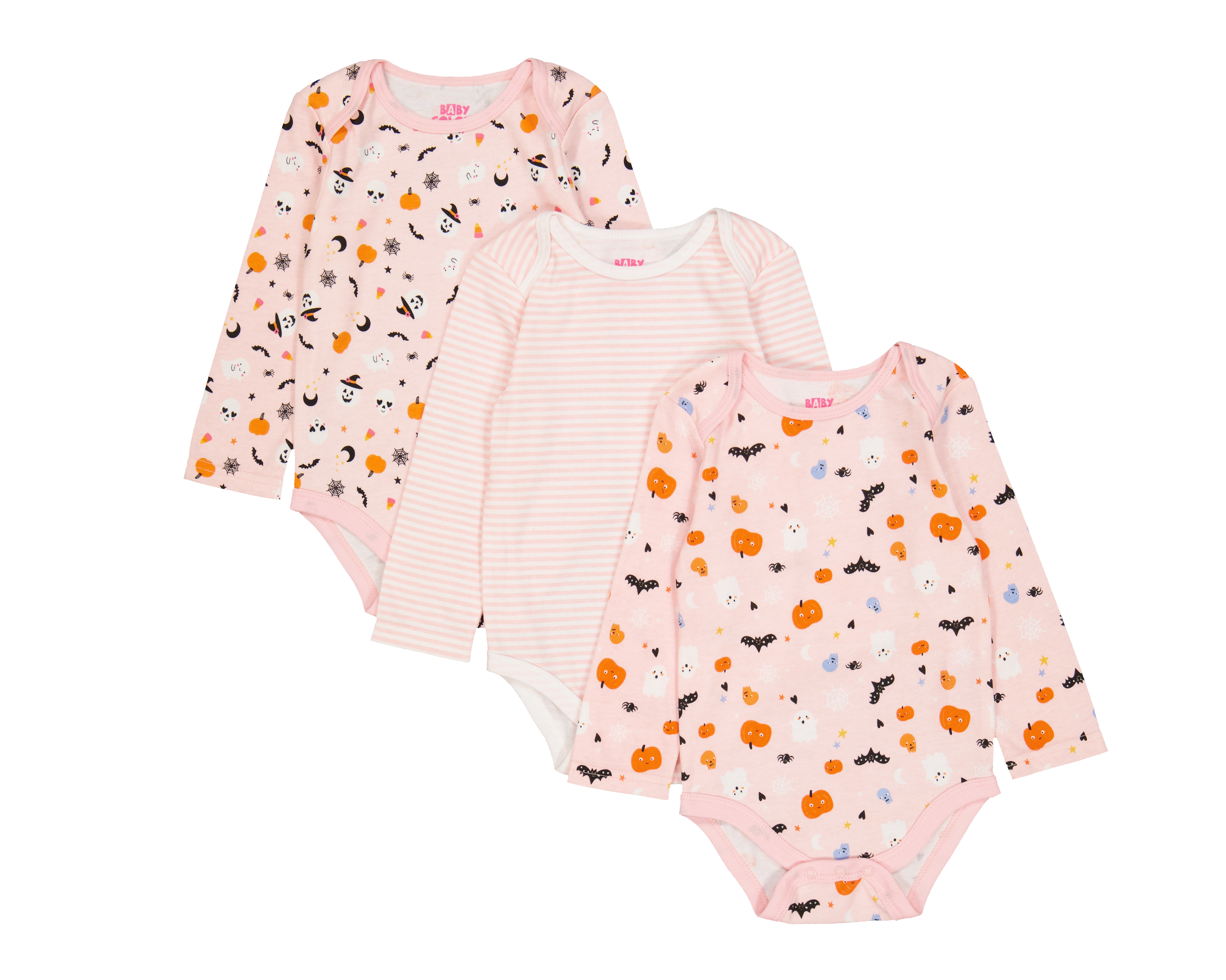 Foto 1 | Foto 1 | Pañalero para Bebé Niña Baby Colors de Algodón Estampado 3 Piezas