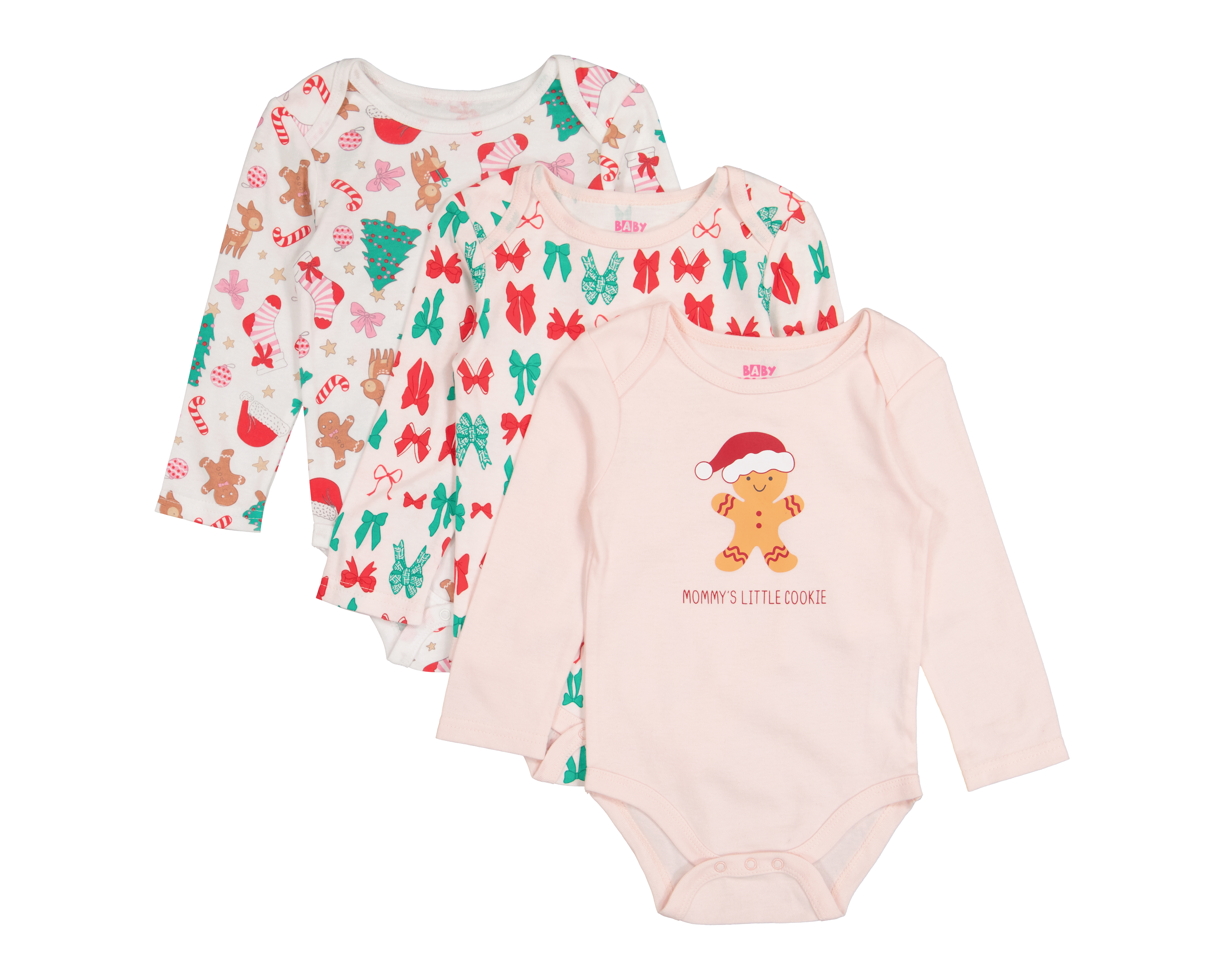 Foto 2 pulgar | Foto 1 | Pañalero para Bebé Niña Baby Colors de Algodón 3 Piezas