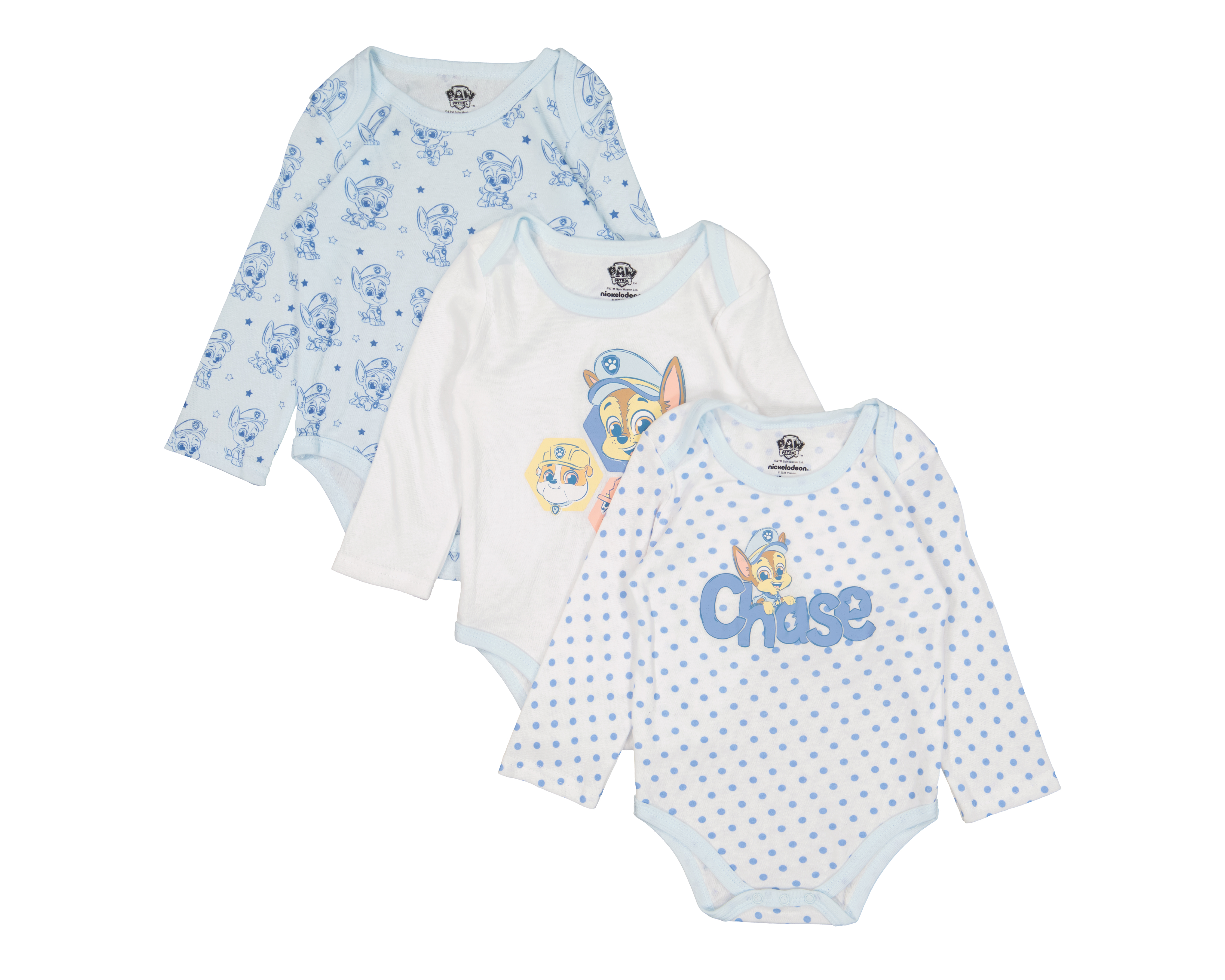 Pañalero para Bebé Niño Paw Patrol de Algodón 3 Piezas
