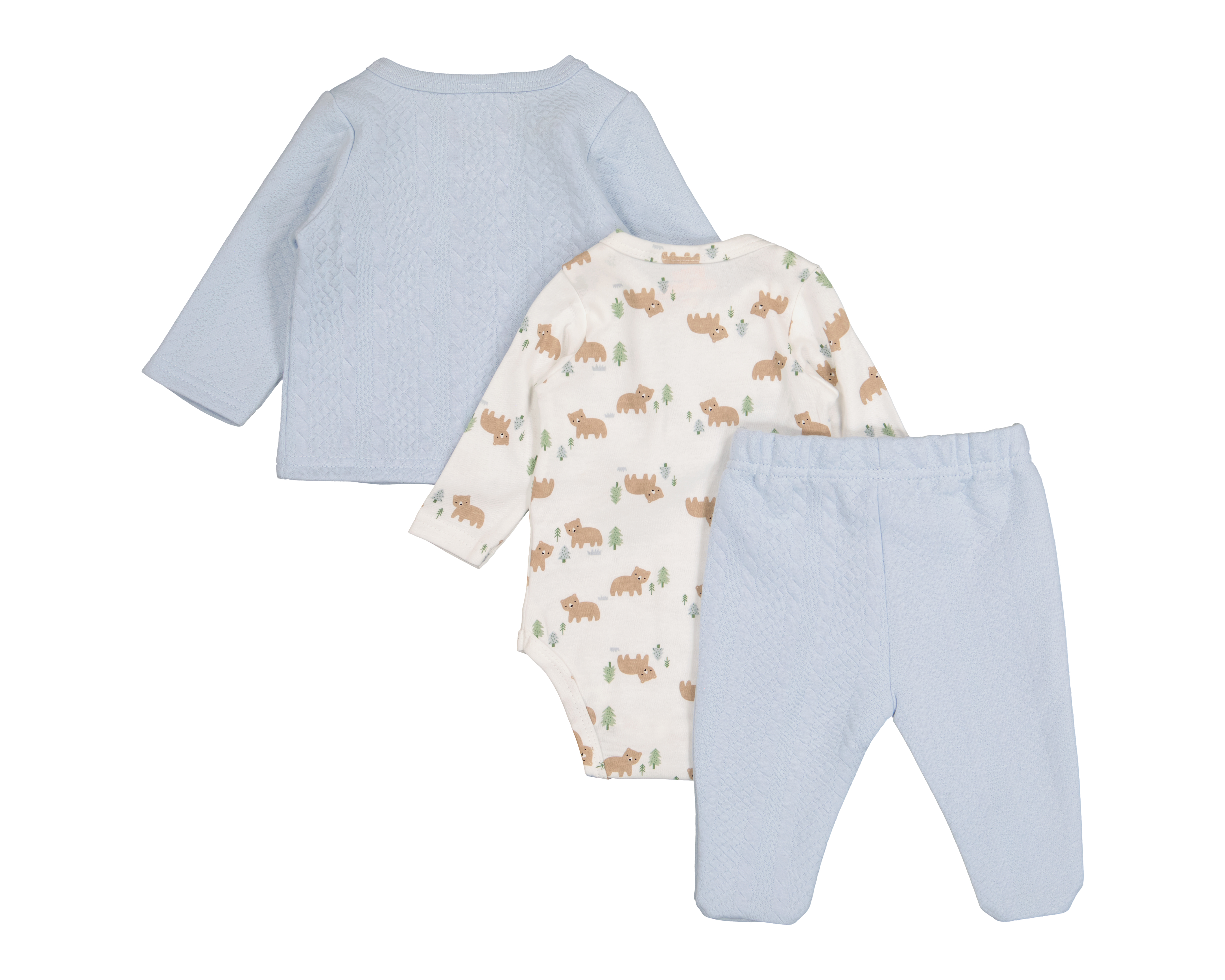 Foto 2 | Foto 2 | Conjunto de algodón para Bebé Niño Baby Colors 3 Piezas