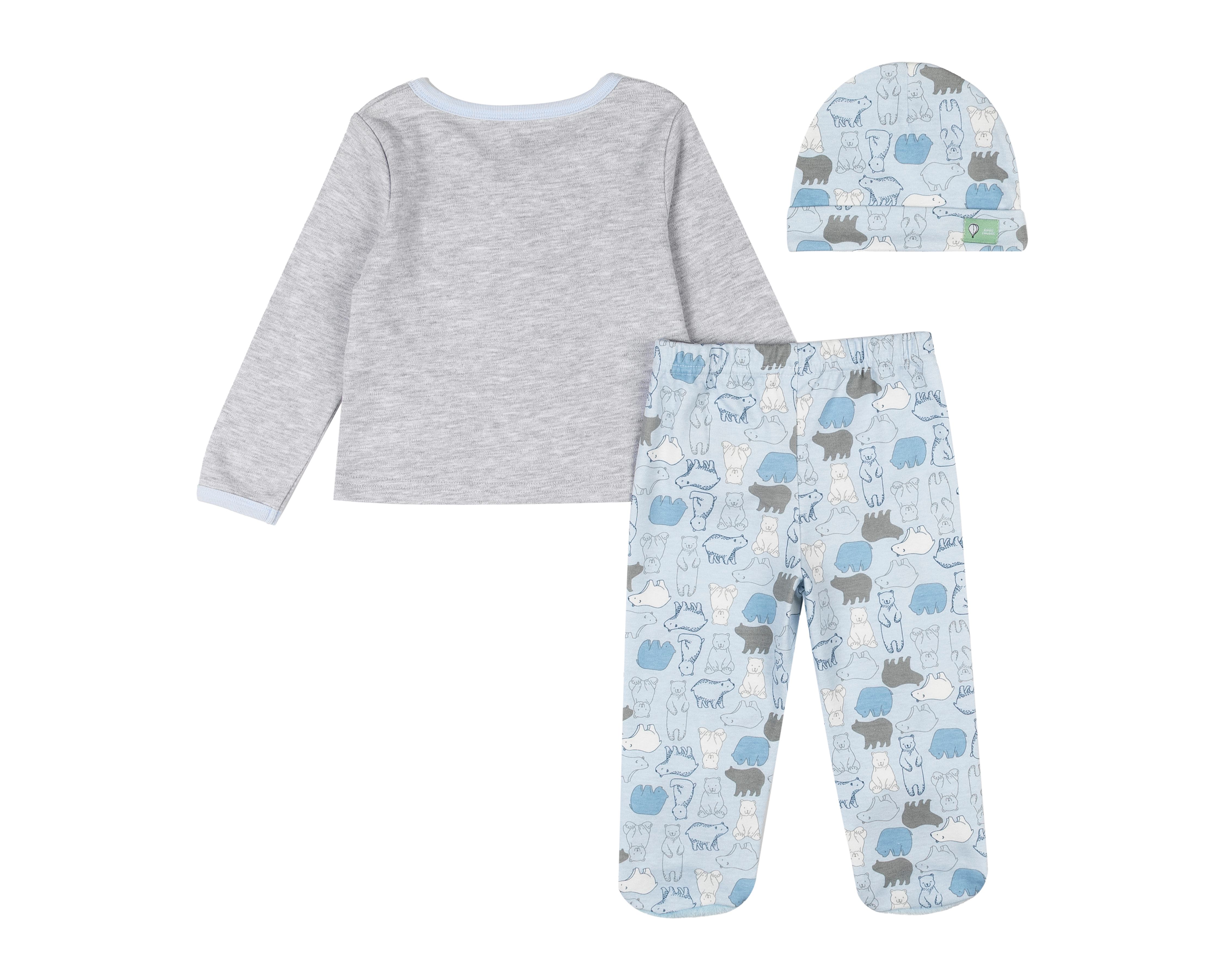 Foto 3 pulgar | Foto 2 | Conjunto para Bebé Niño Baby Colors 3 Piezas