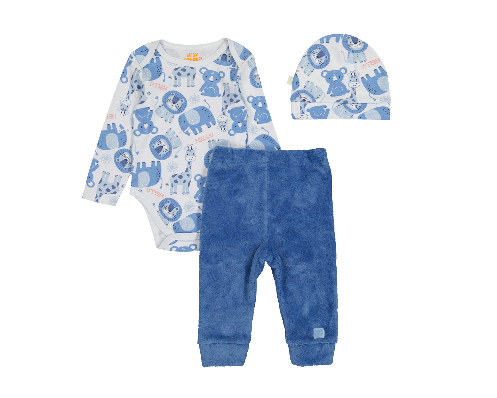 Conjunto para Bebé Niño Baby Colors 3 Piezas