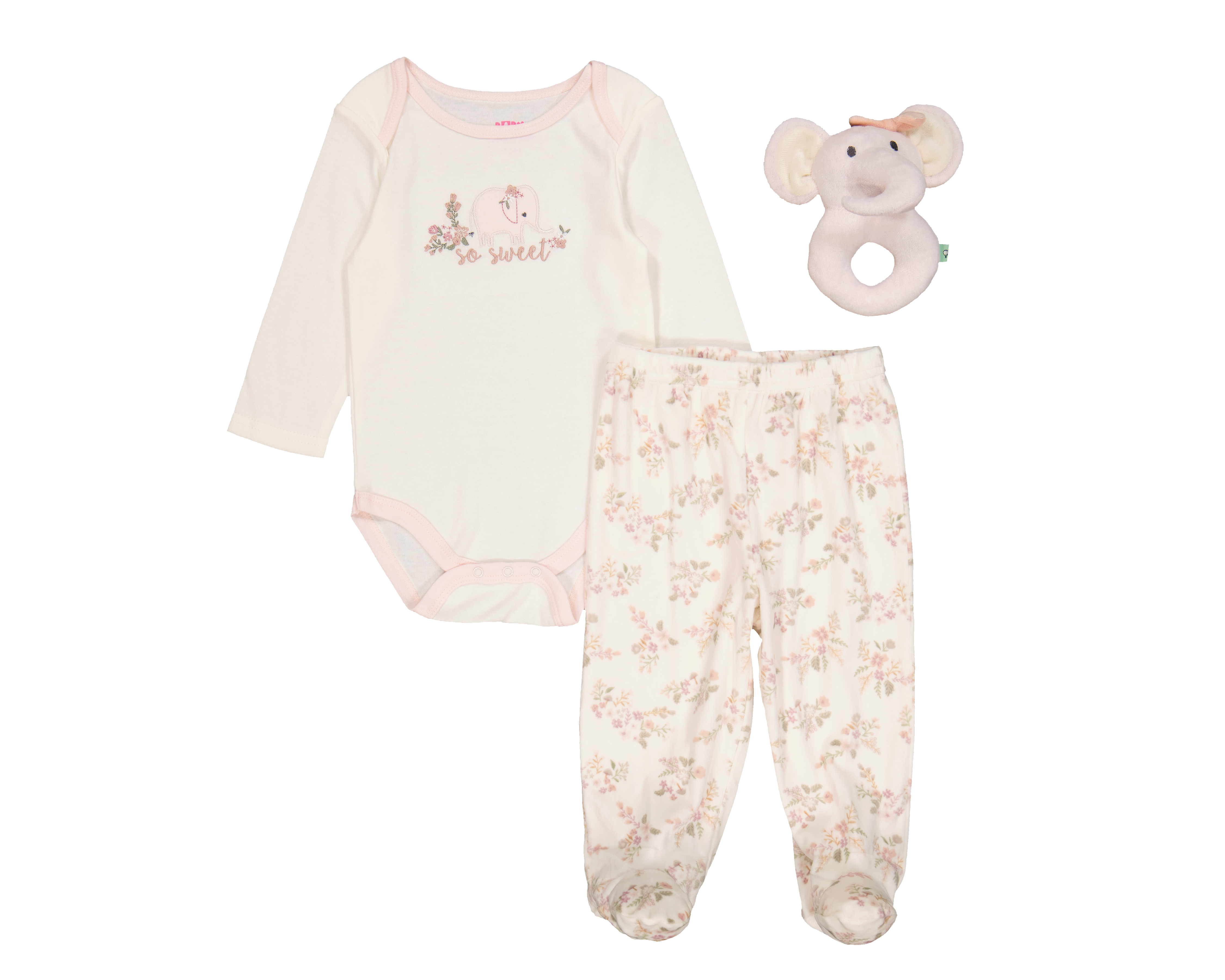 Foto 1 | Foto 1 | Conjunto para Bebé Niña Baby Colors 3 Piezas