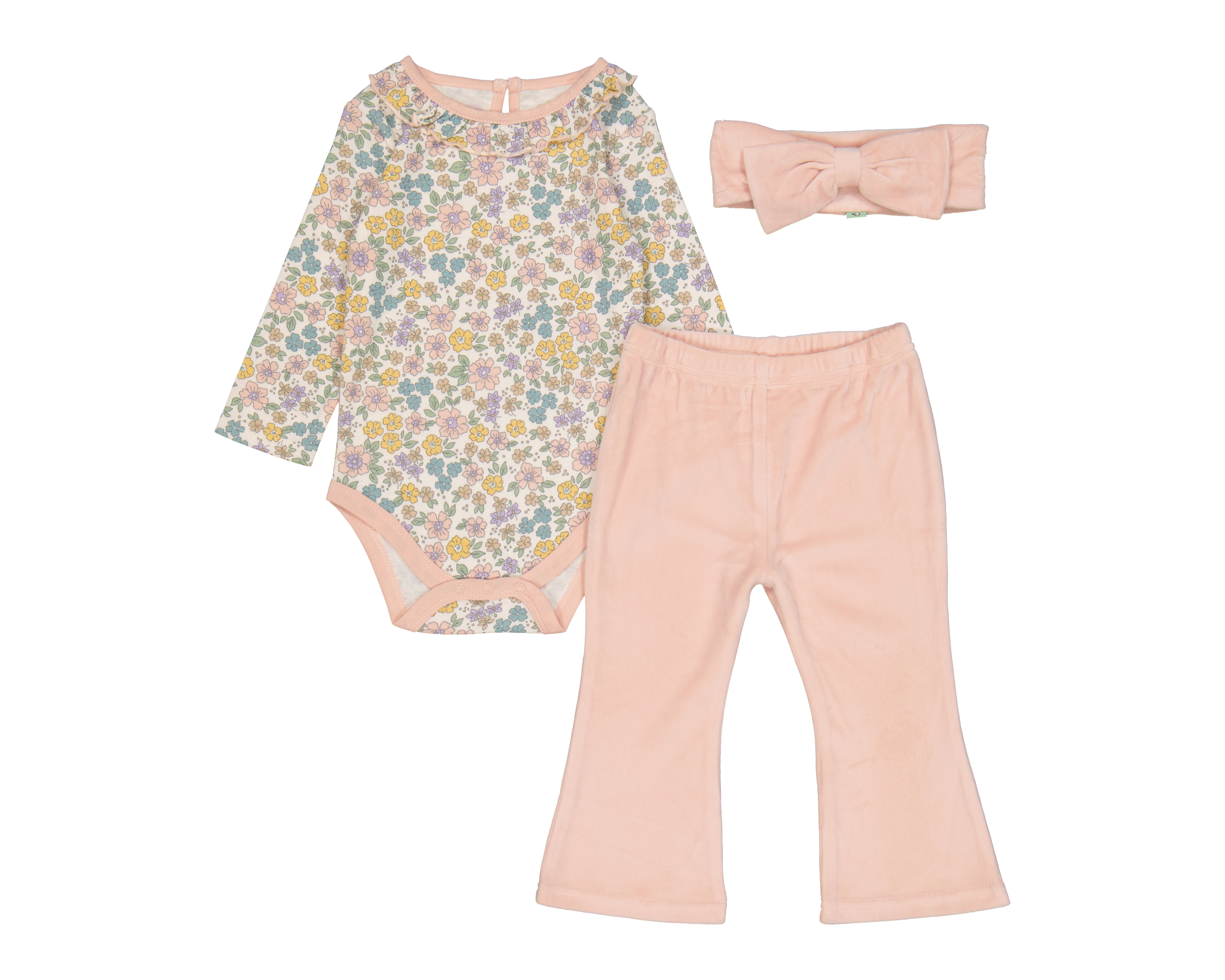 Foto 1 | Foto 1 | Conjunto para Bebé Niña Baby Colors 3 Piezas