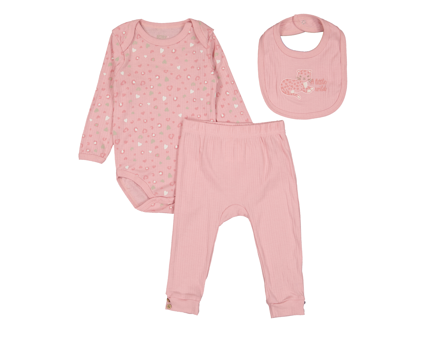 Conjunto para Bebé Niña Baby Colors 3 Piezas