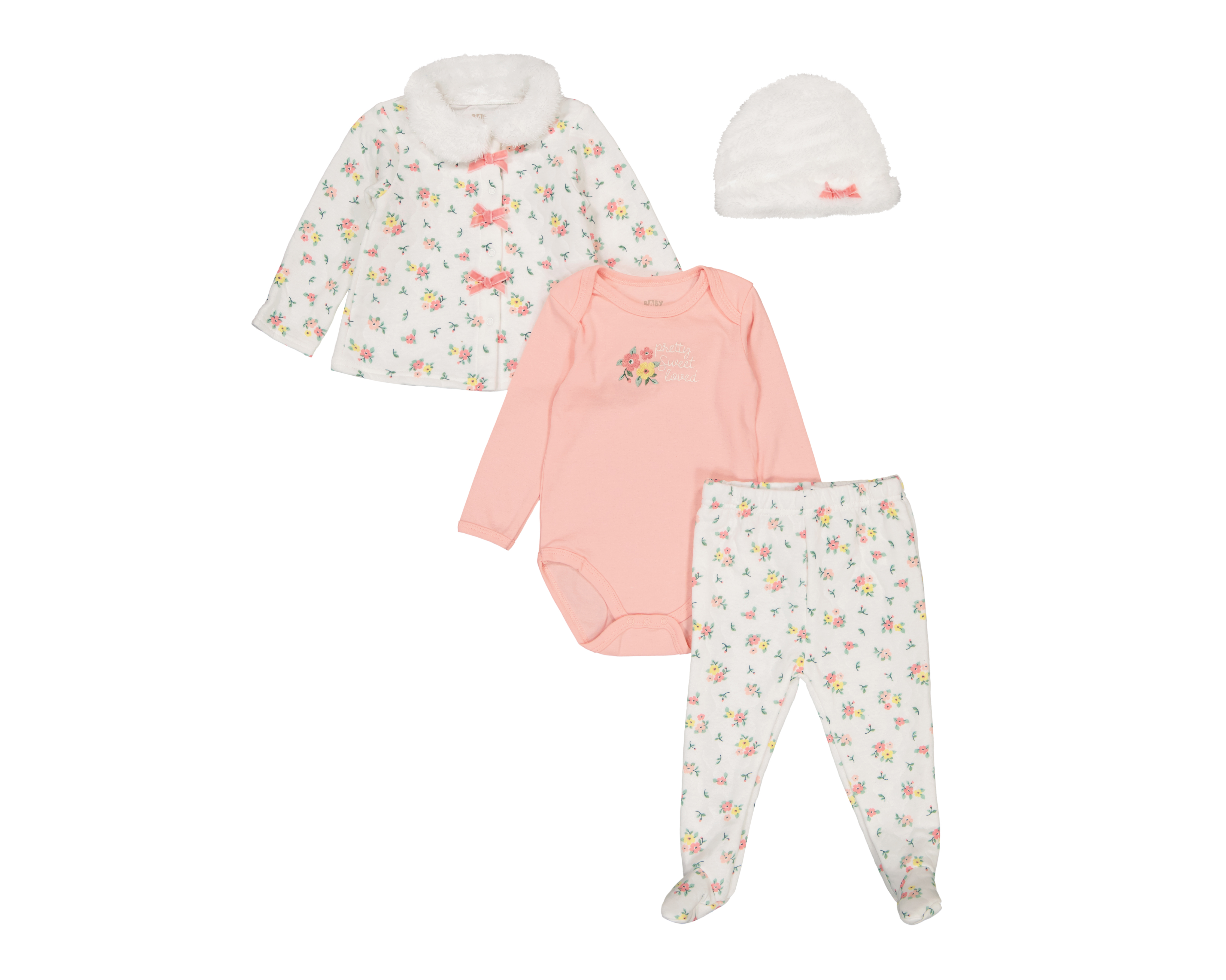 Conjunto para Bebé Niña Baby Colors 4 Piezas