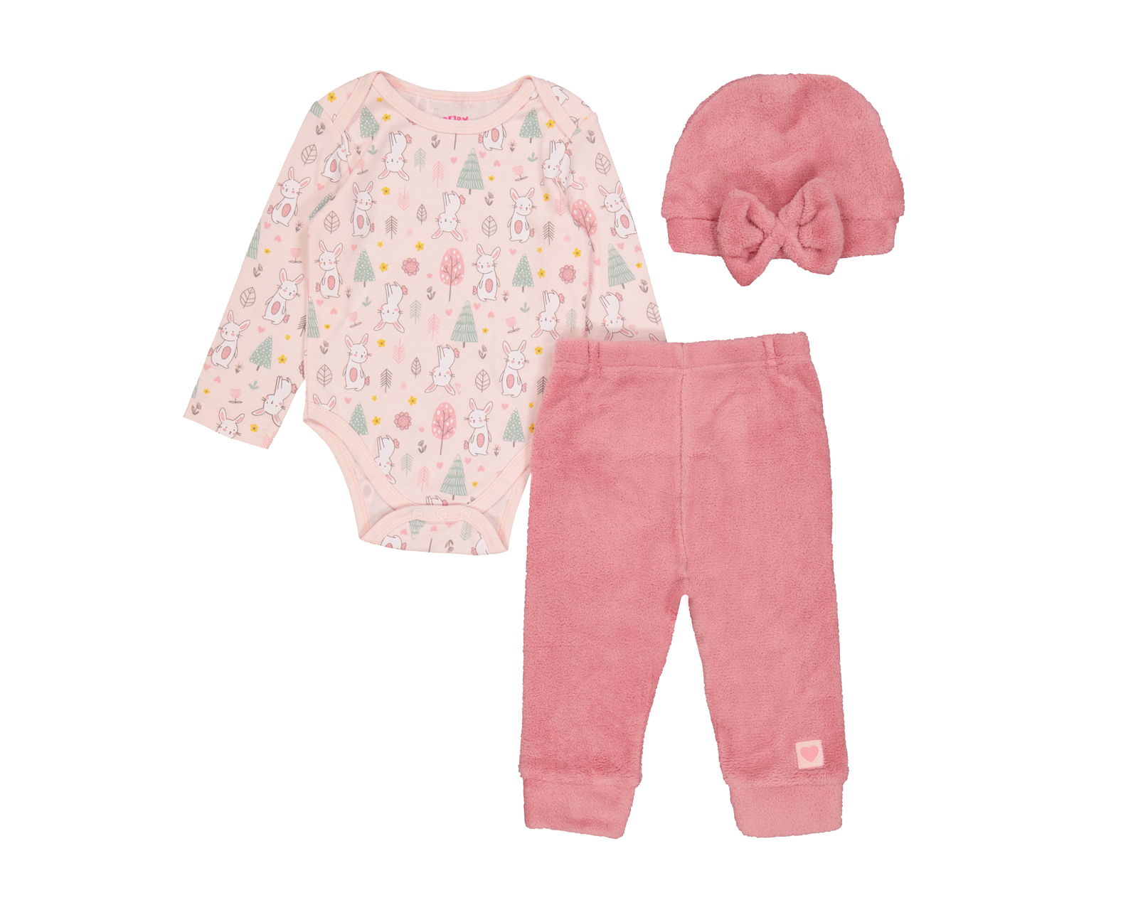 Conjunto para Bebé Niña Baby Colors 3 Piezas