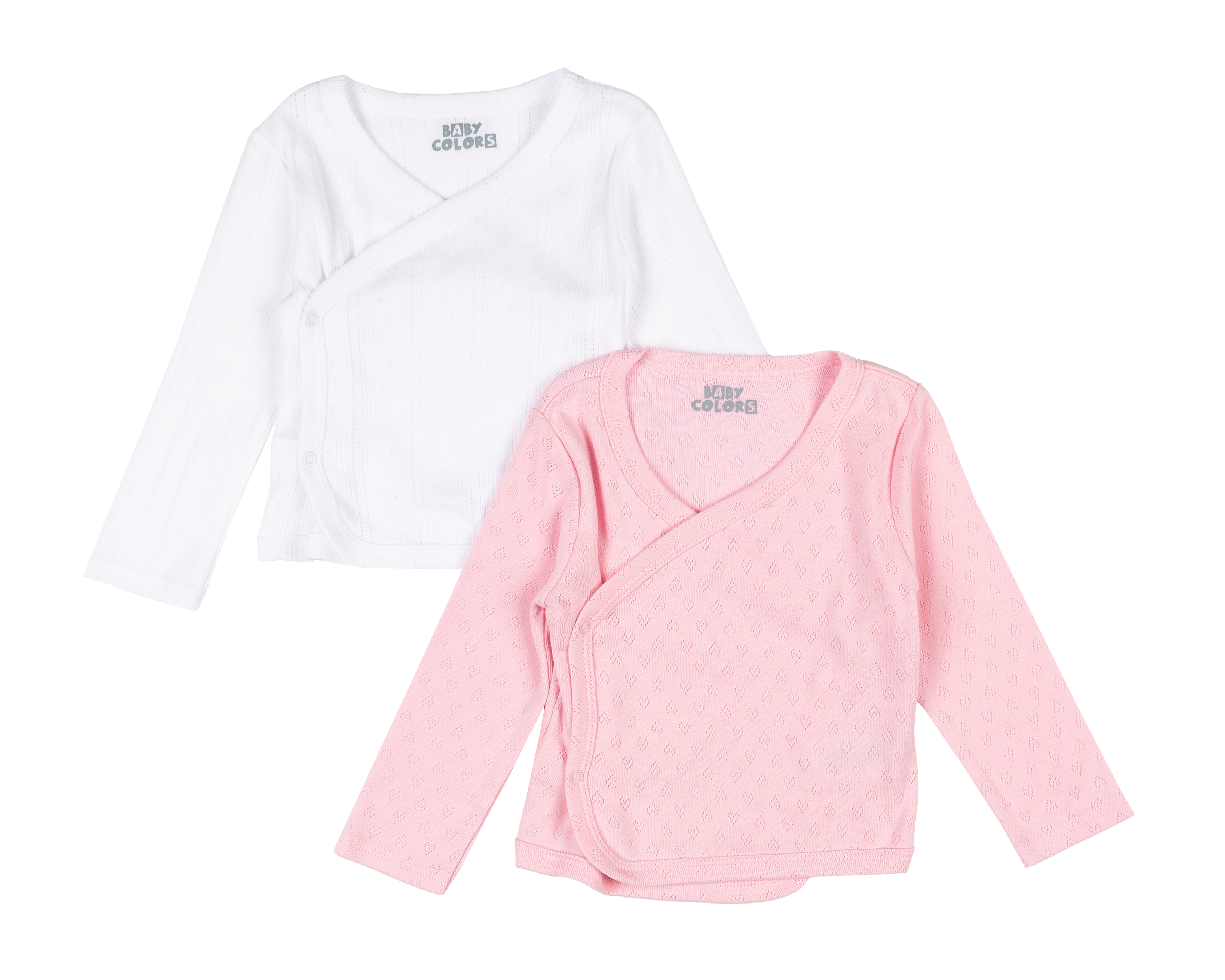 Foto 1 | Foto 1 | Playera para Bebé Niña Baby Colors de Algodón 2 Piezas