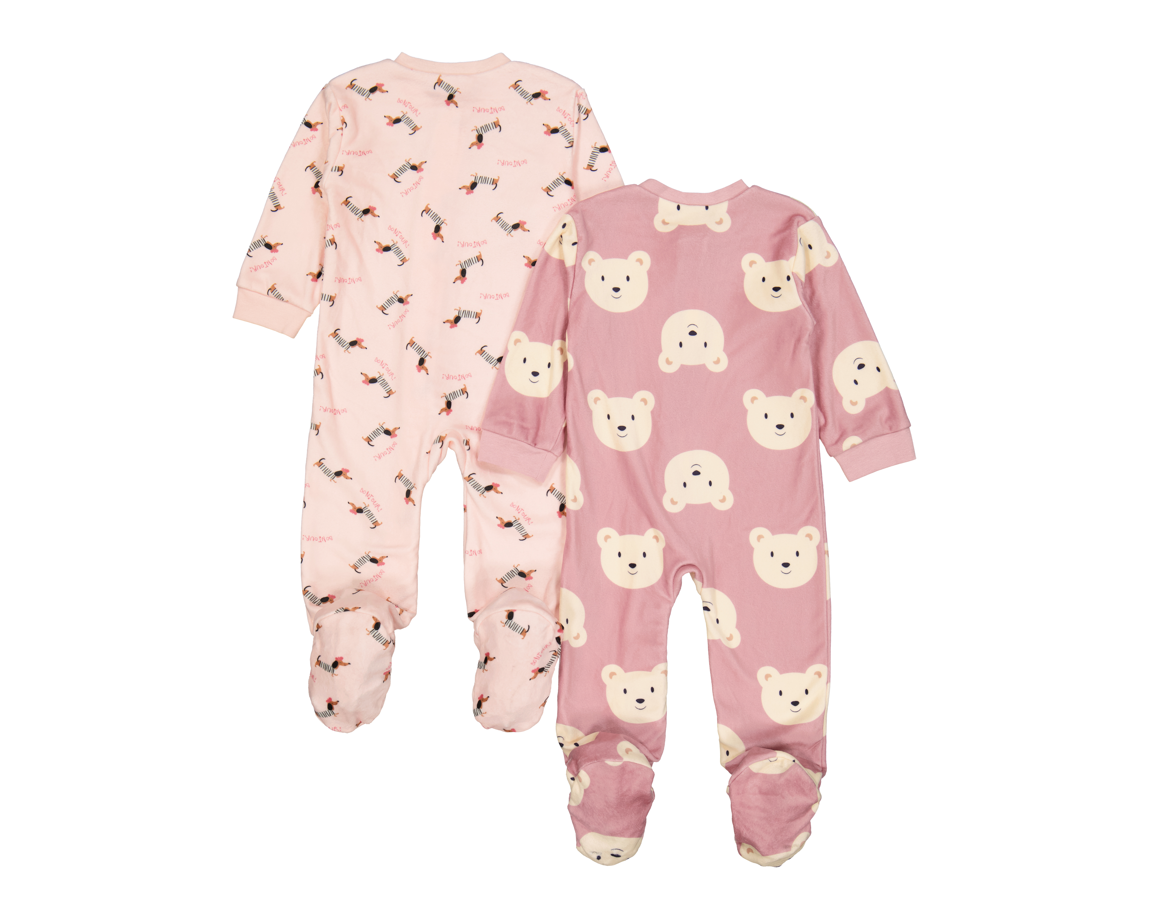 Foto 3 pulgar | Foto 2 | Mameluco para Bebé Niña Baby Colors Estampado 2 Piezas