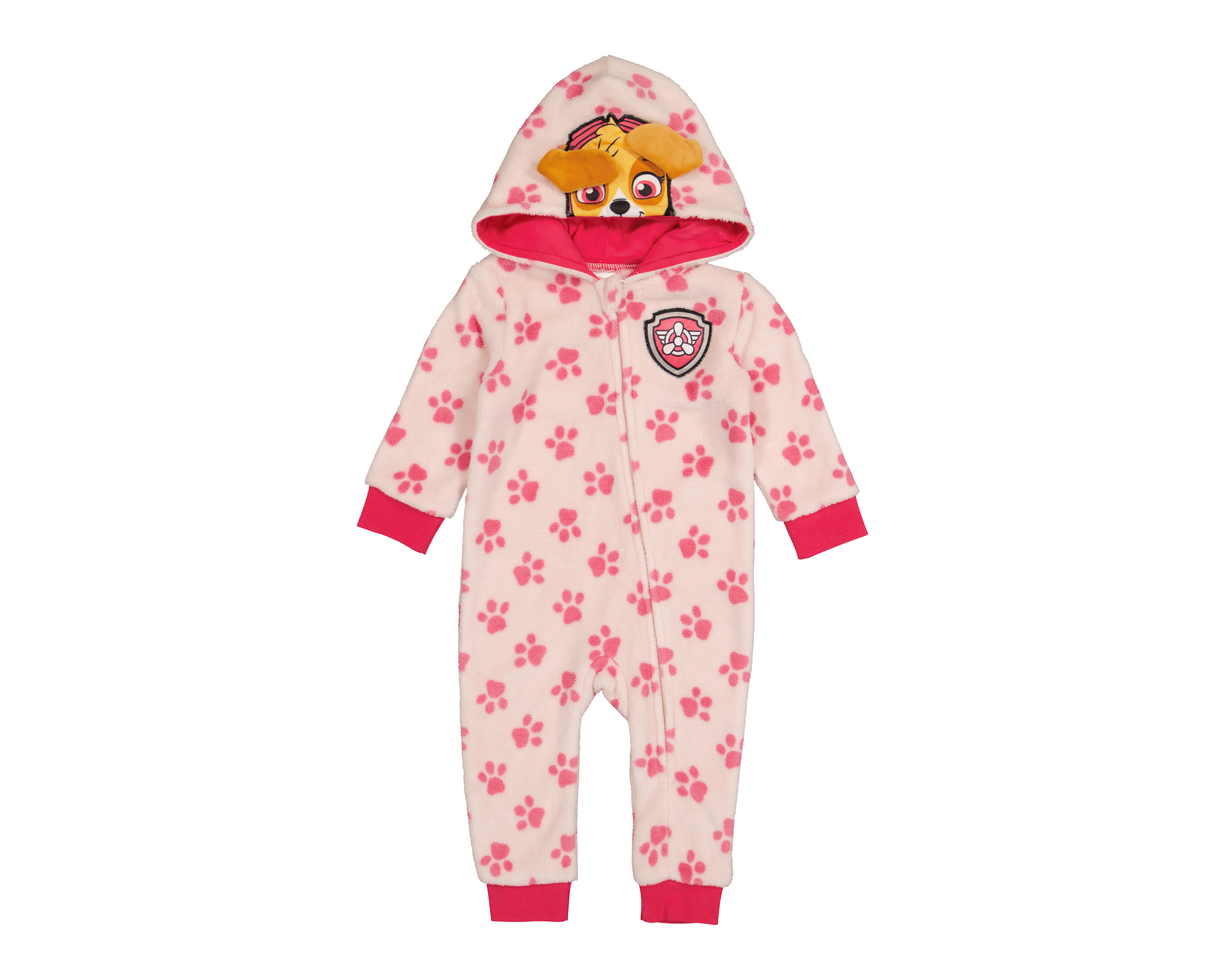 Foto 2 pulgar | Foto 1 | Mameluco para Bebé Niña Paw Patrol con Gorro