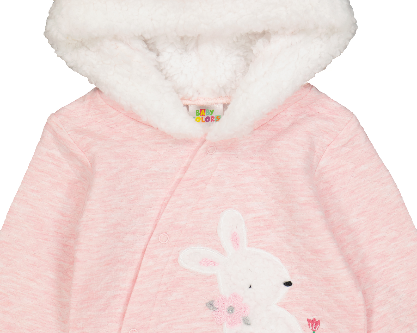 Foto 3 | Foto 3 | Mameluco para Bebé Niña Baby Colors con Capucha