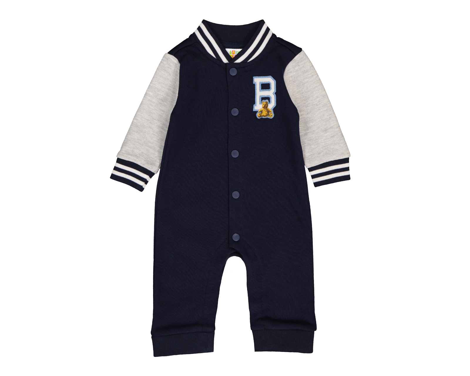 Foto 1 | Foto 1 | Mameluco para Bebé Niño Baby Colors de Algodón Azul