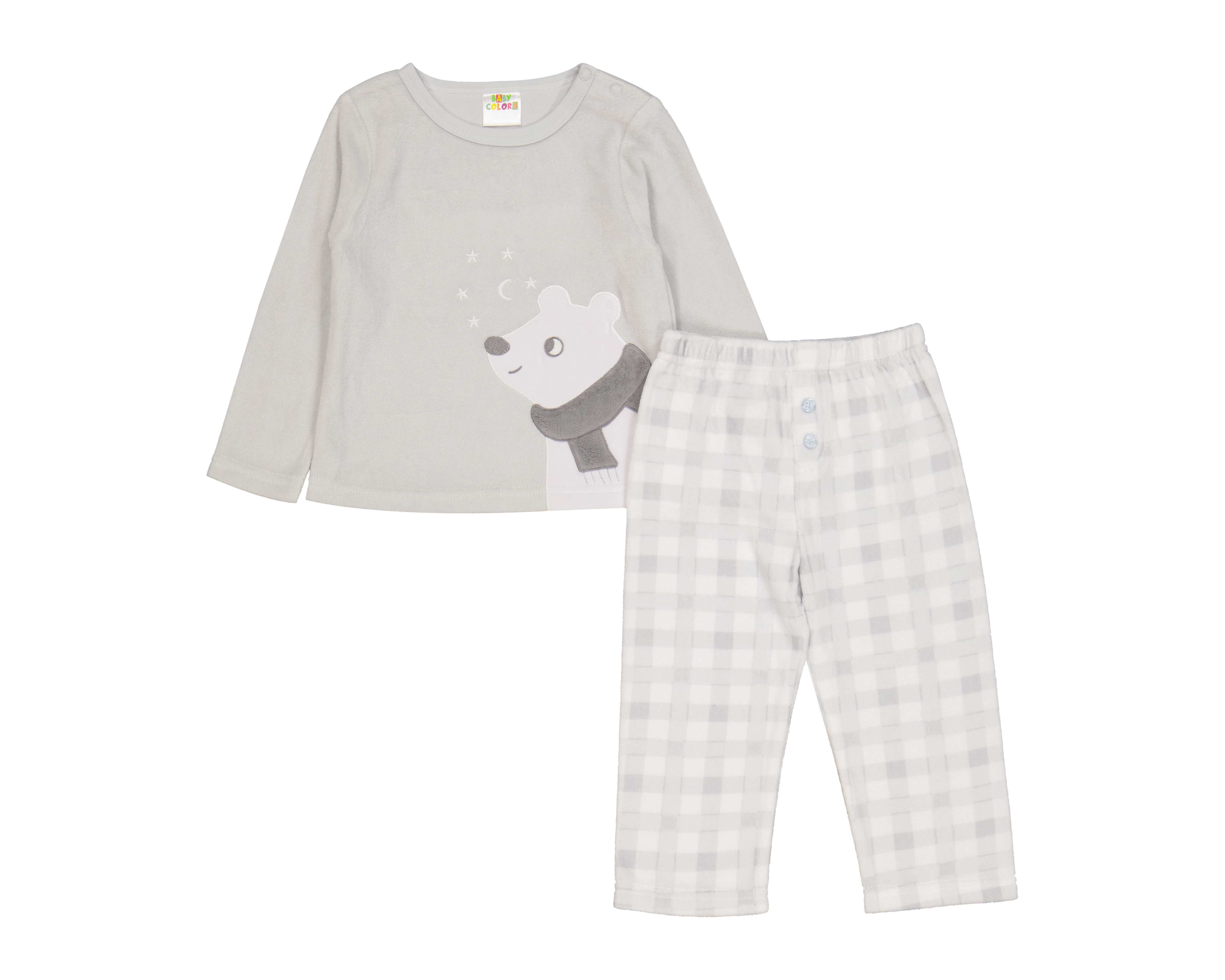 Foto 2 pulgar | Foto 1 | Pijama de Oso Polar Baby Colors para Bebé Niño