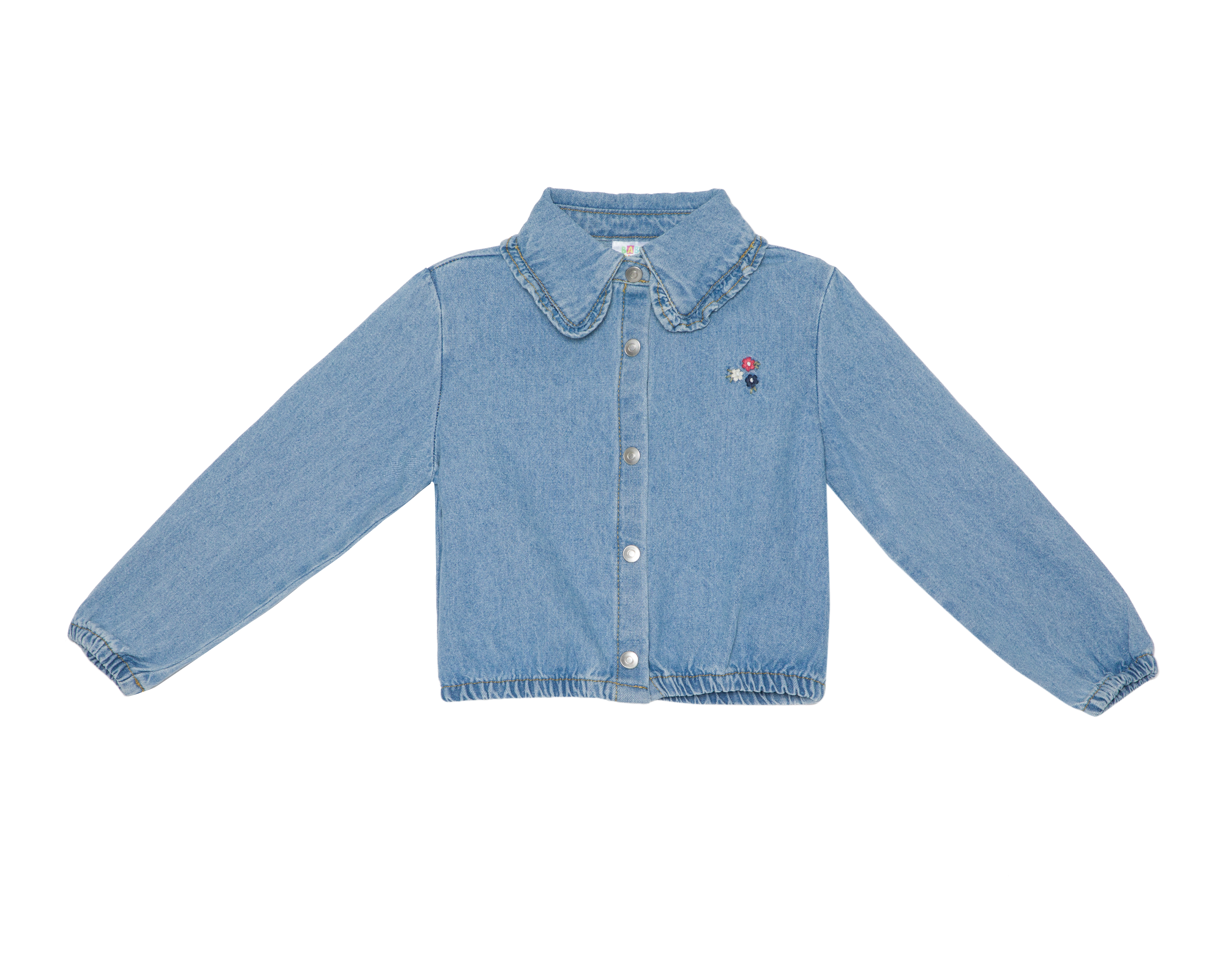 Foto 2 pulgar | Foto 1 | Blusa para Bebé Niña Baby Colors de Algodón Manga Larga