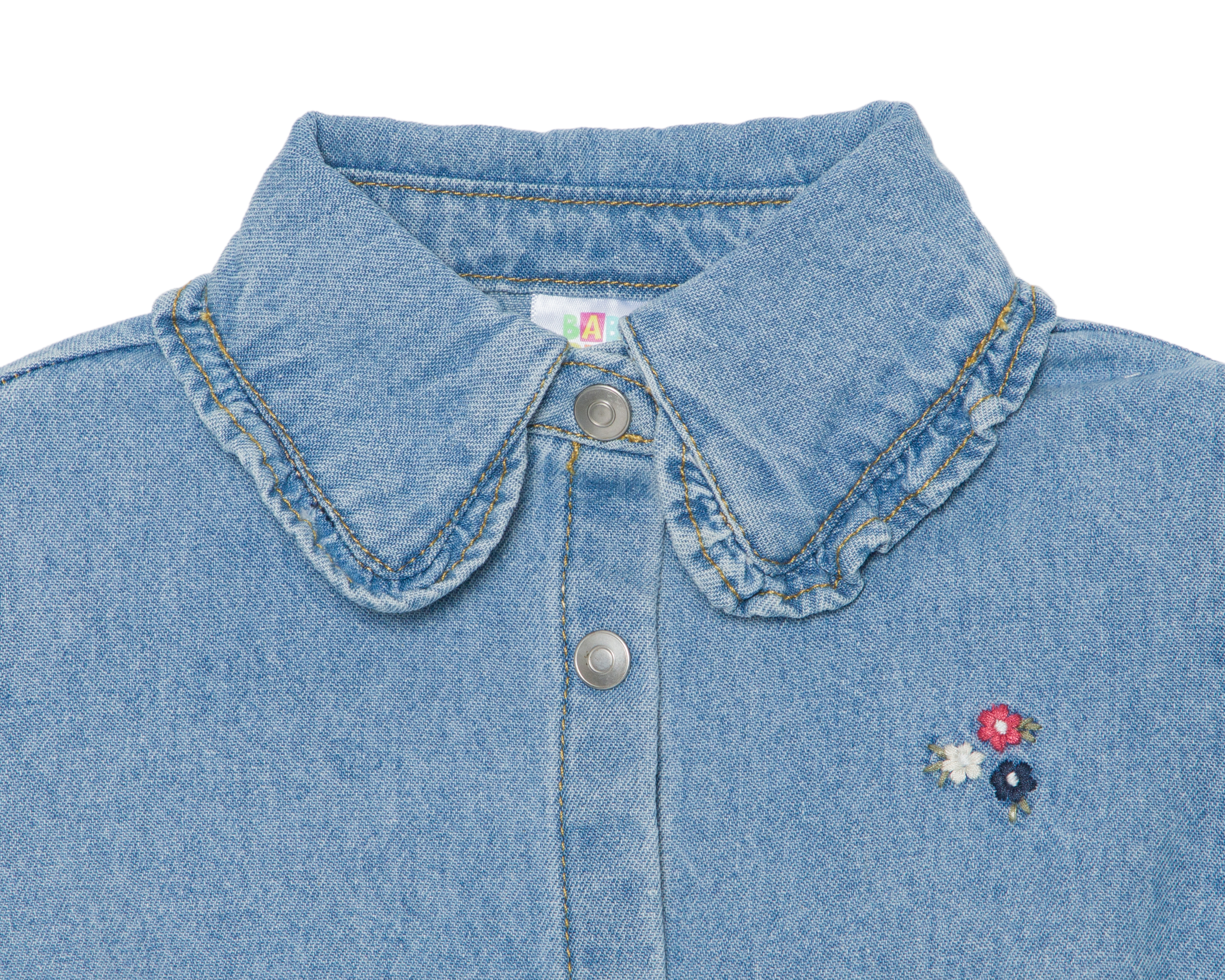 Foto 4 pulgar | Foto 3 | Blusa para Bebé Niña Baby Colors de Algodón Manga Larga