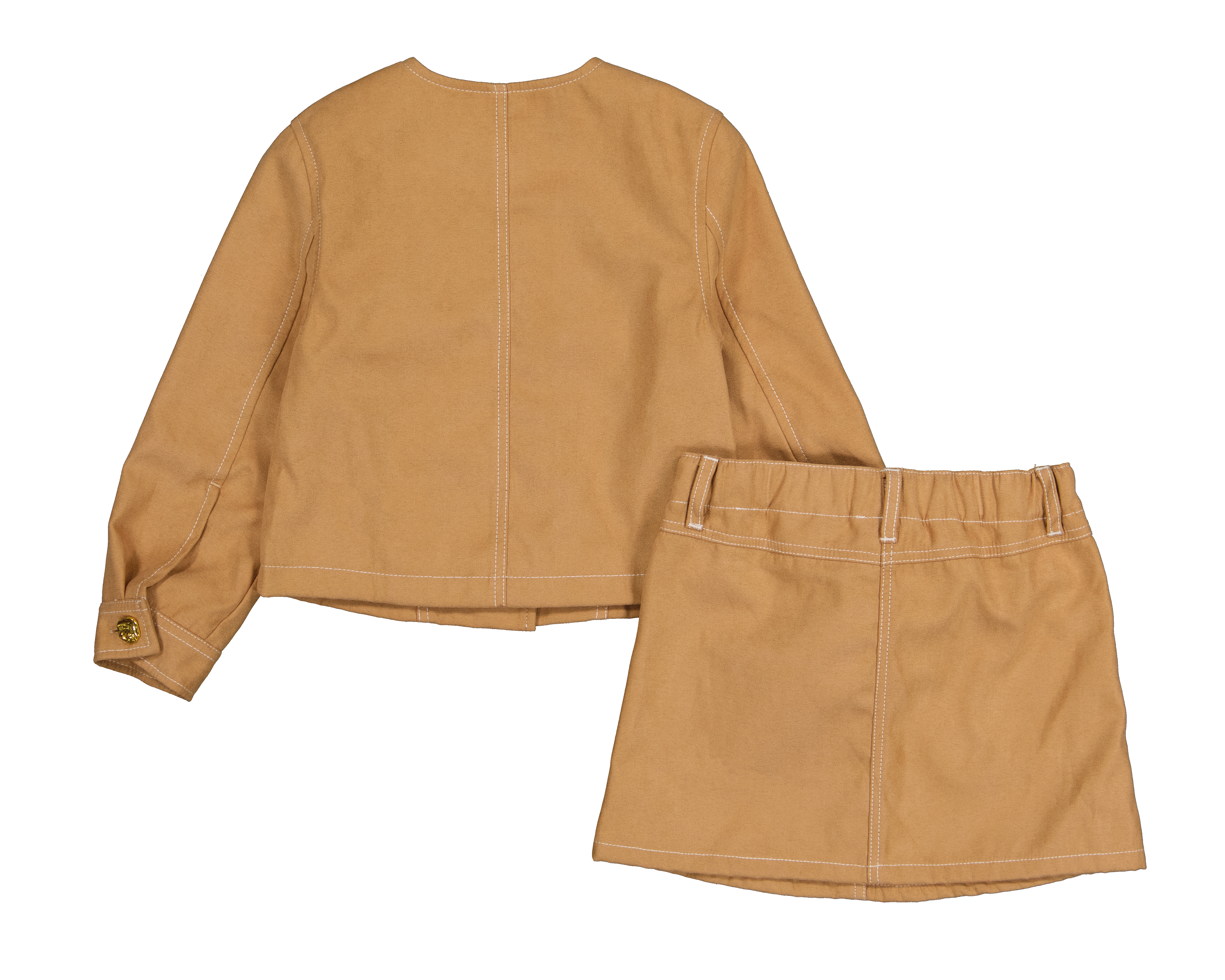 Foto 3 pulgar | Foto 2 | Chamarra y Falda para Bebé Niña Baby Colors