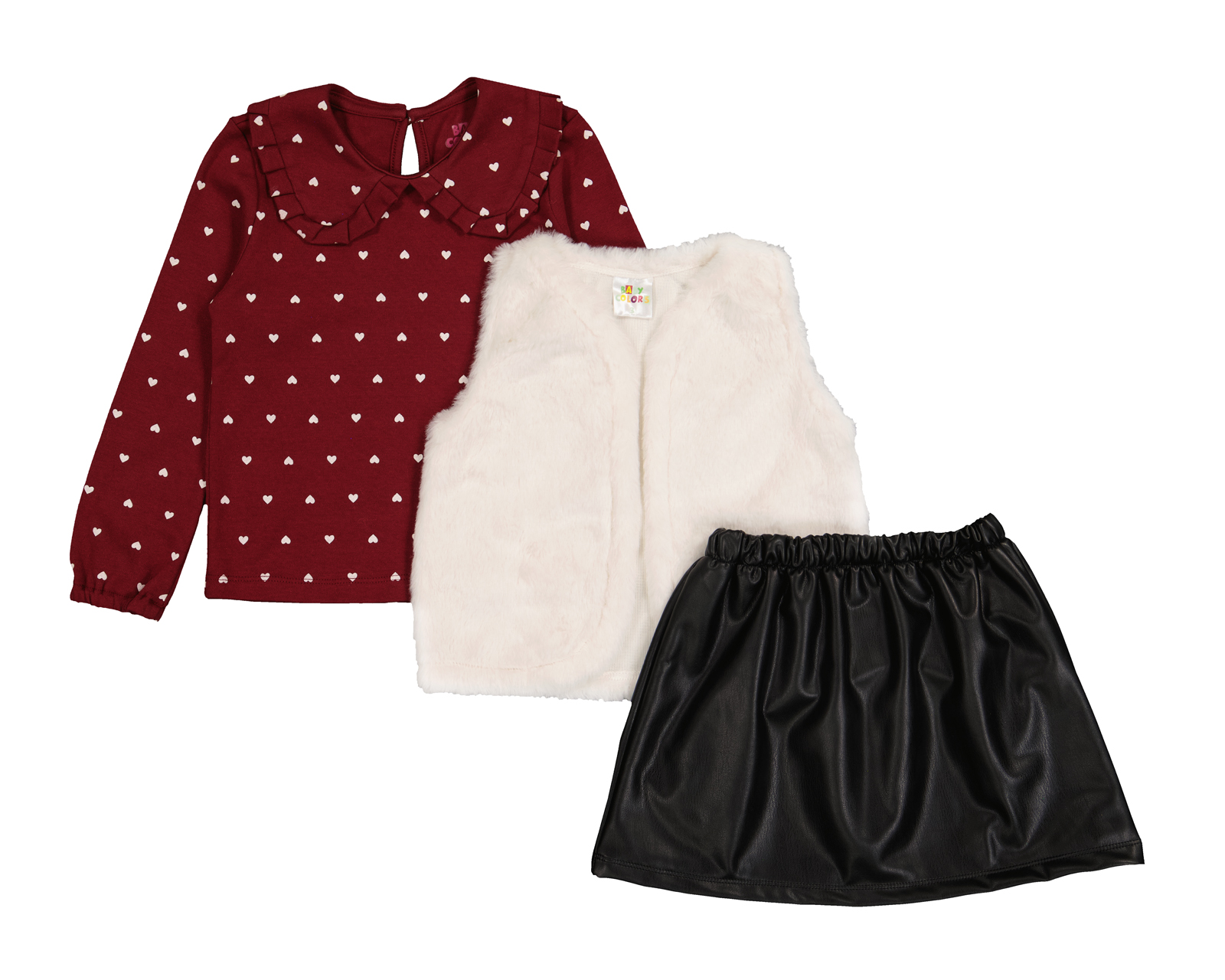 Foto 1 | Foto 1 | Conjunto para Bebé Niña Baby Colors 3 Piezas