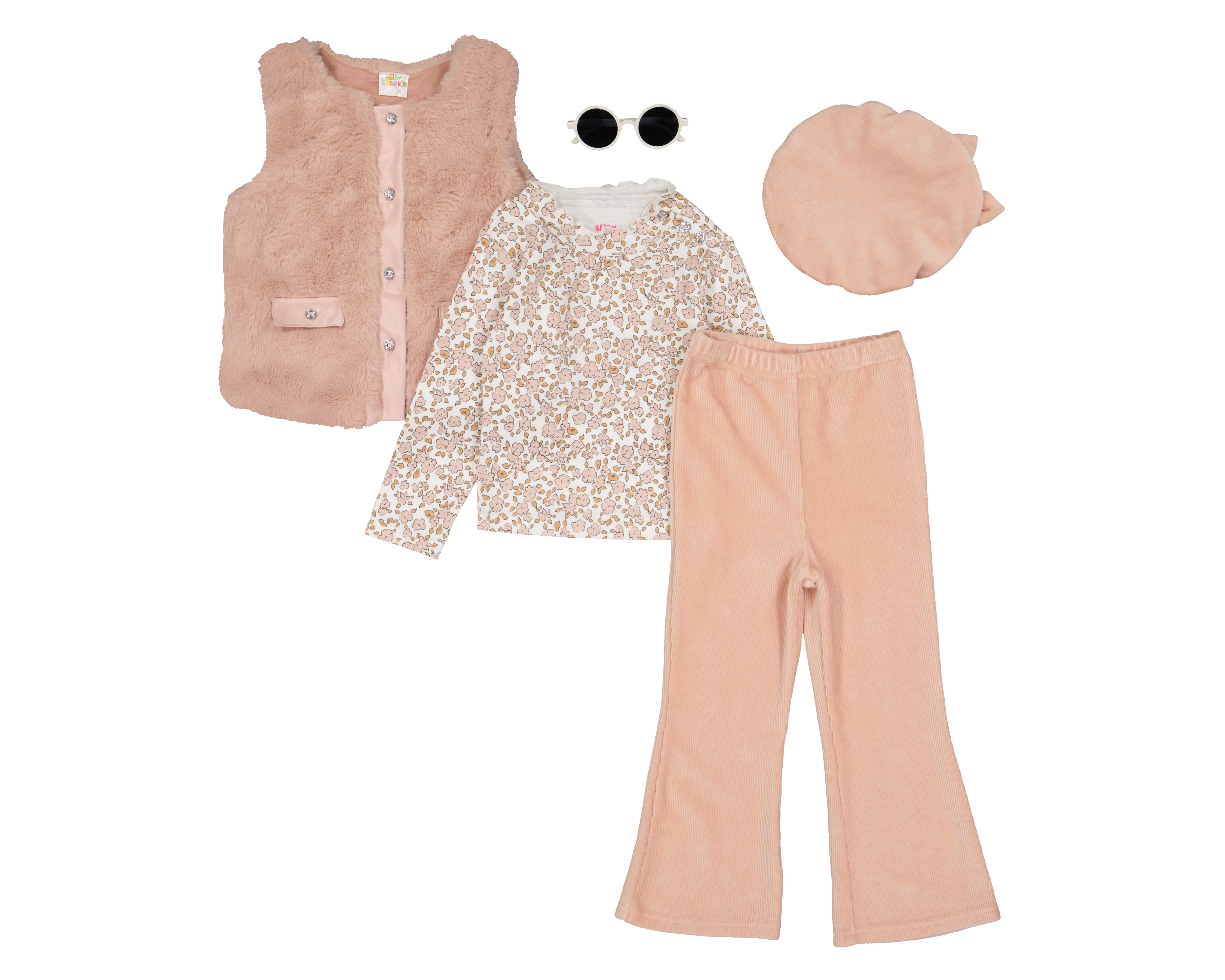 Foto 2 pulgar | Foto 1 | Conjunto para Bebé Niña Baby Colors 5 Piezas