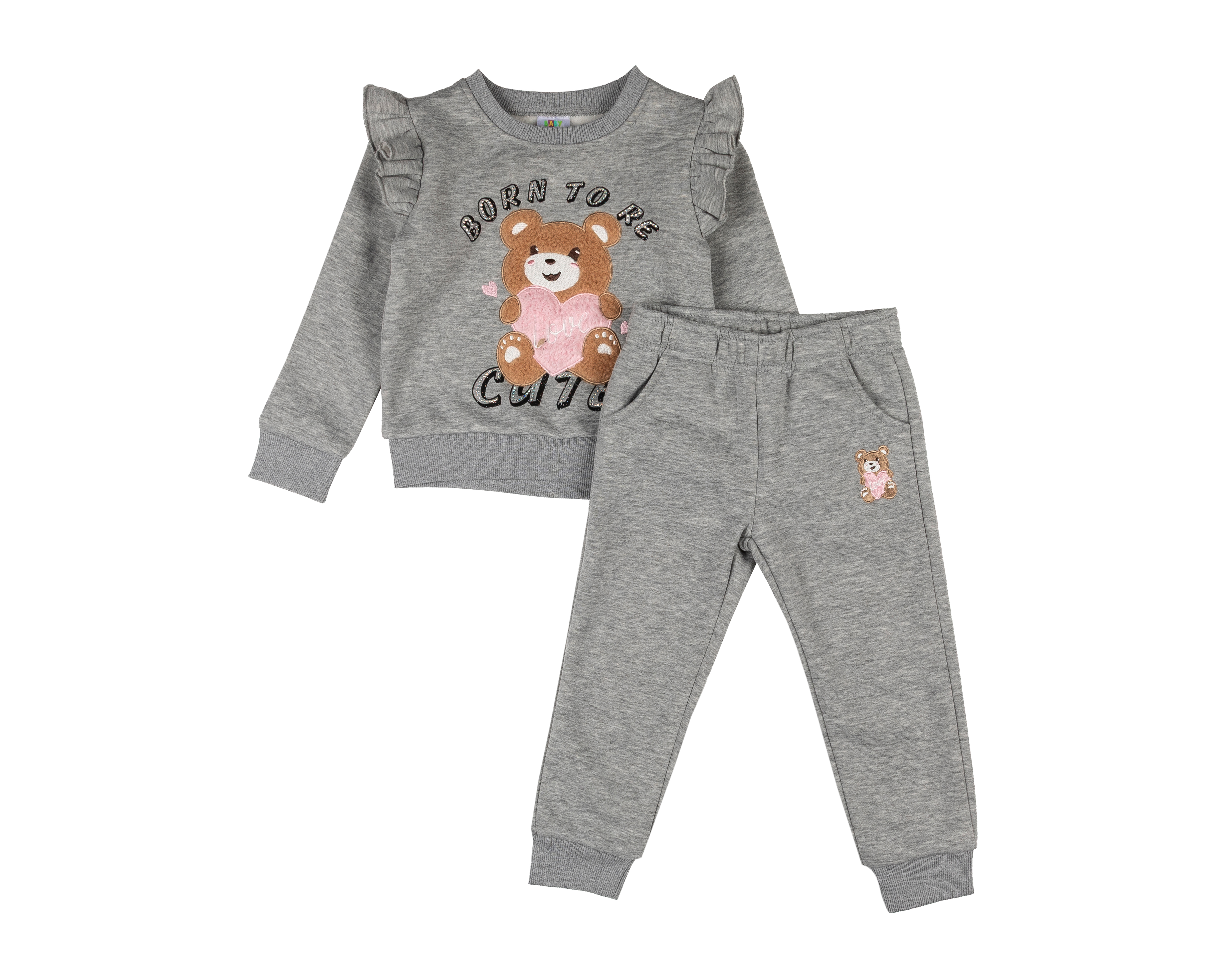 Foto 1 | Foto 1 | Pants y Sudadera para Bebé Niña Baby Colors