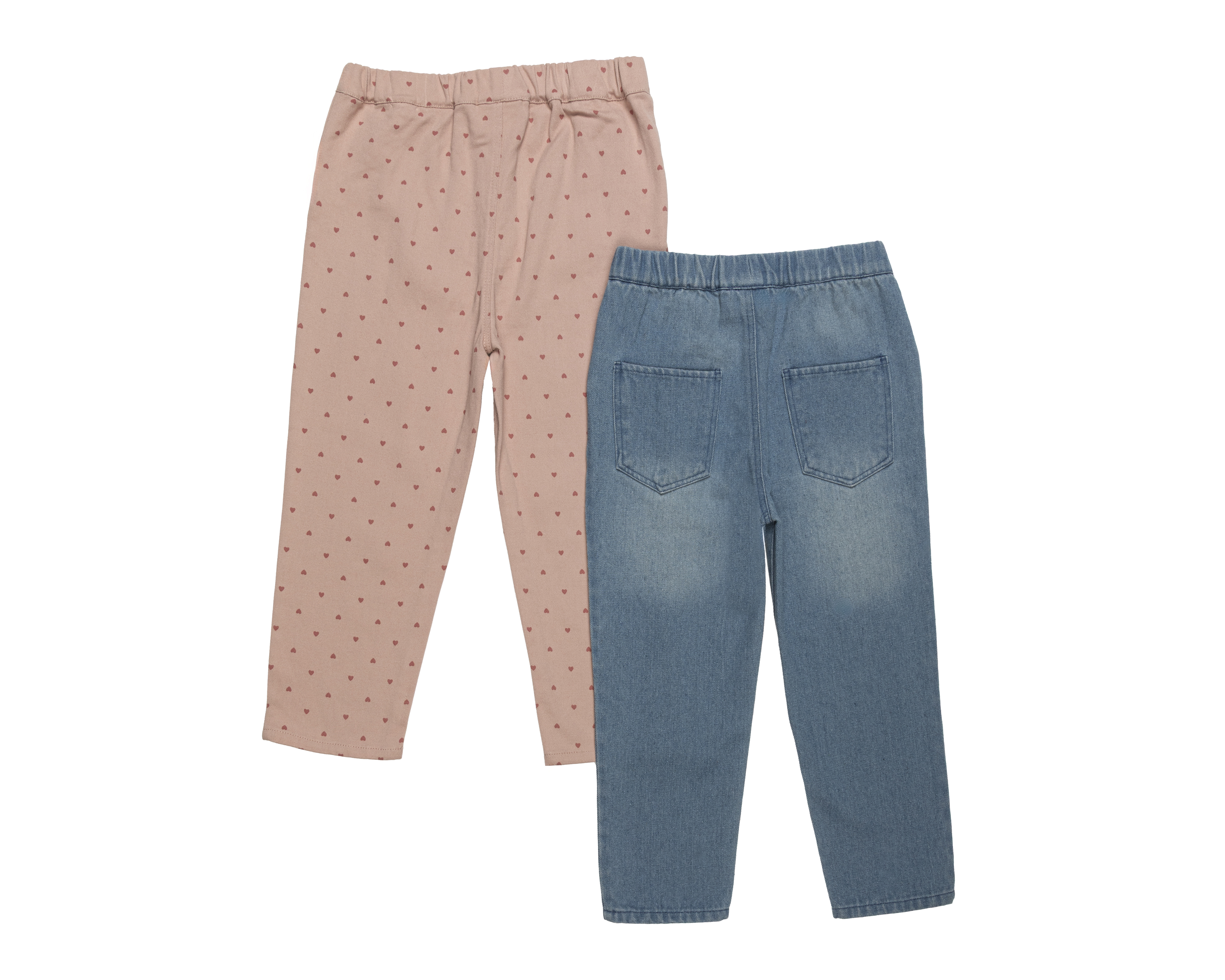 Foto 2 | Foto 2 | Pantalón para Bebé Niña Baby Colors de Algodón 2 Piezas