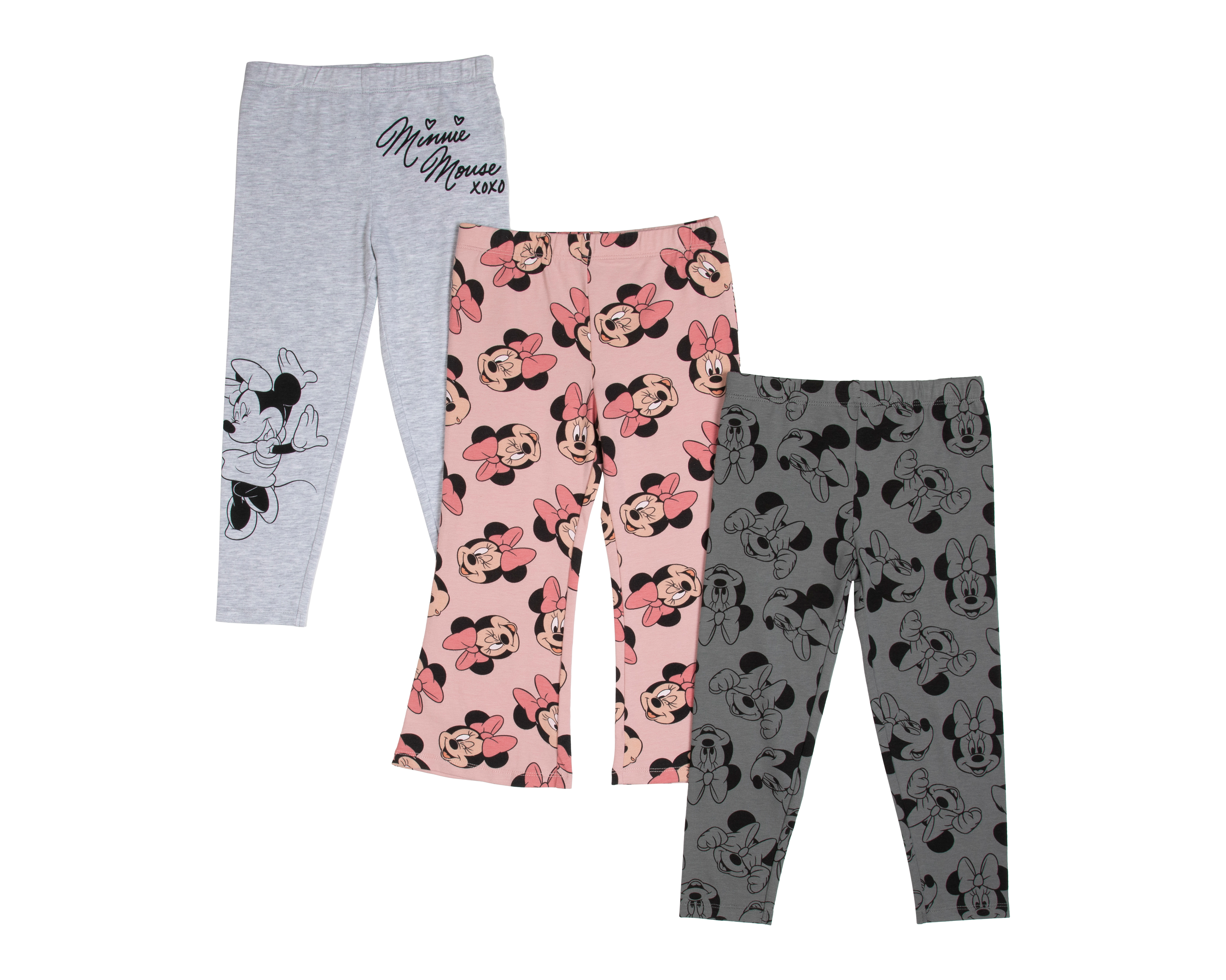 Leggings para Bebé Niña Baby Colors de Algodón Minnie Mouse 3 Piezas