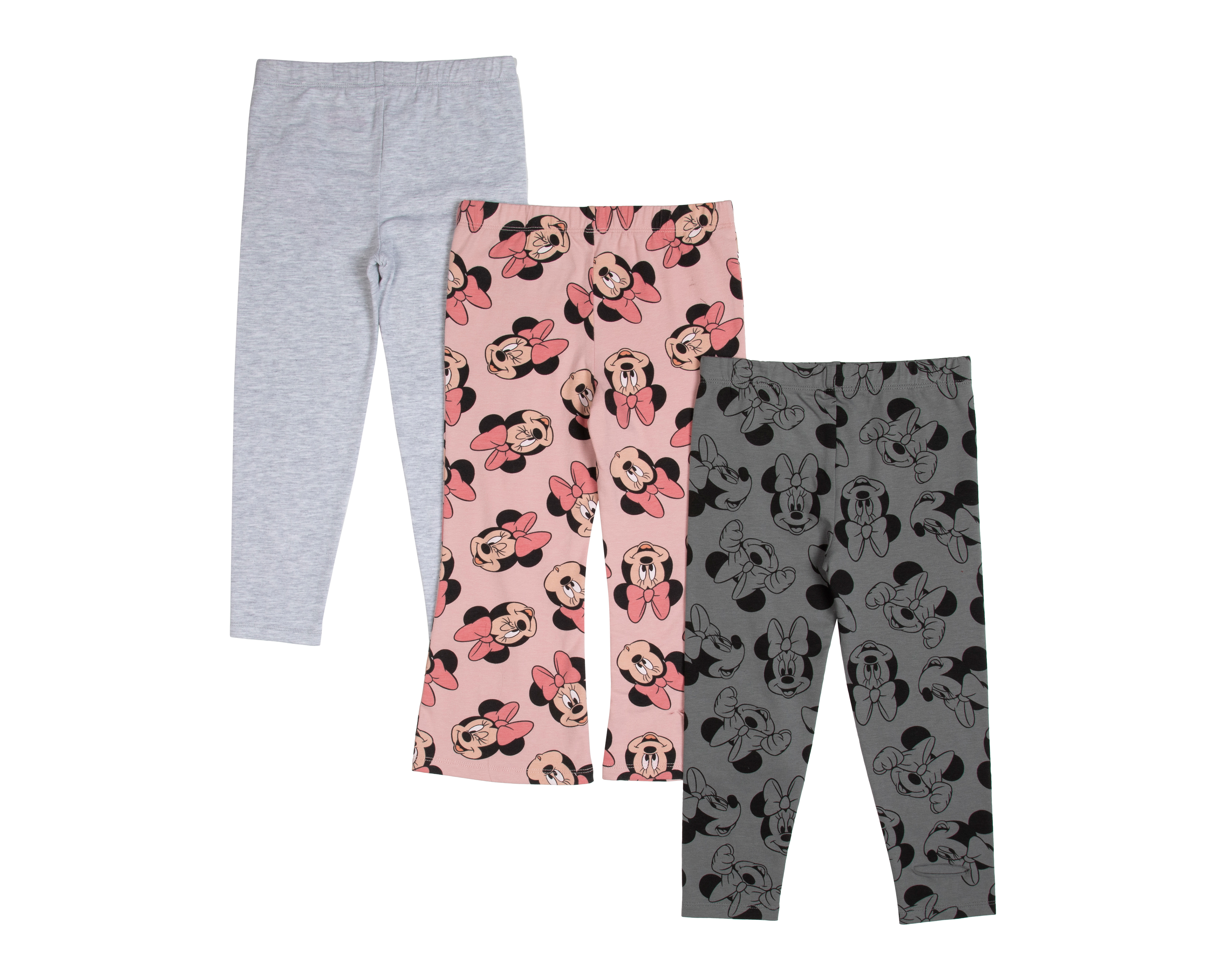 Foto 2 | Foto 2 | Leggings para Bebé Niña Baby Colors de Algodón Minnie Mouse 3 Piezas