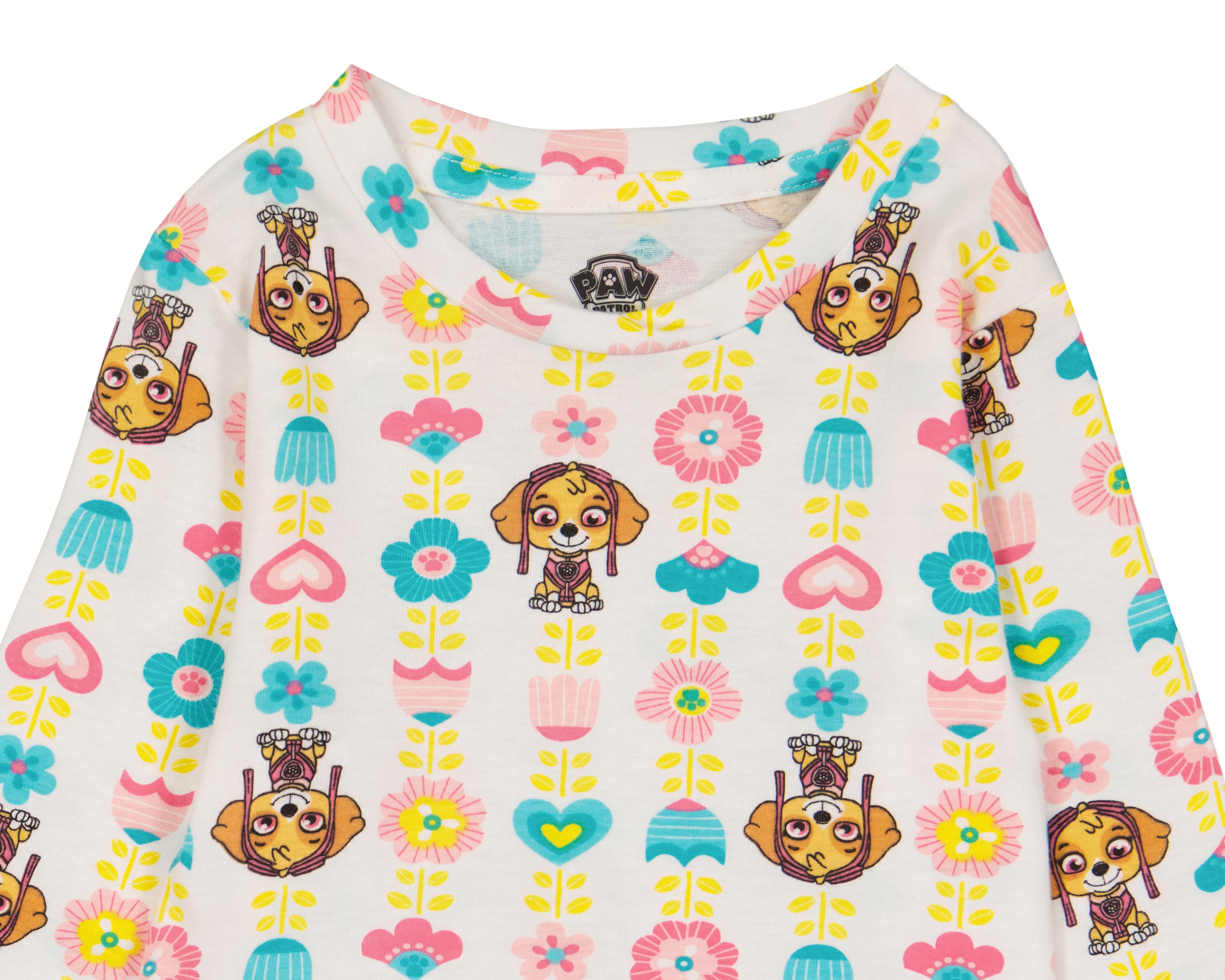 Foto 4 pulgar | Foto 3 | Playera para Bebé Niña Paw Patrol de Algodón Manga Larga 2 Piezas