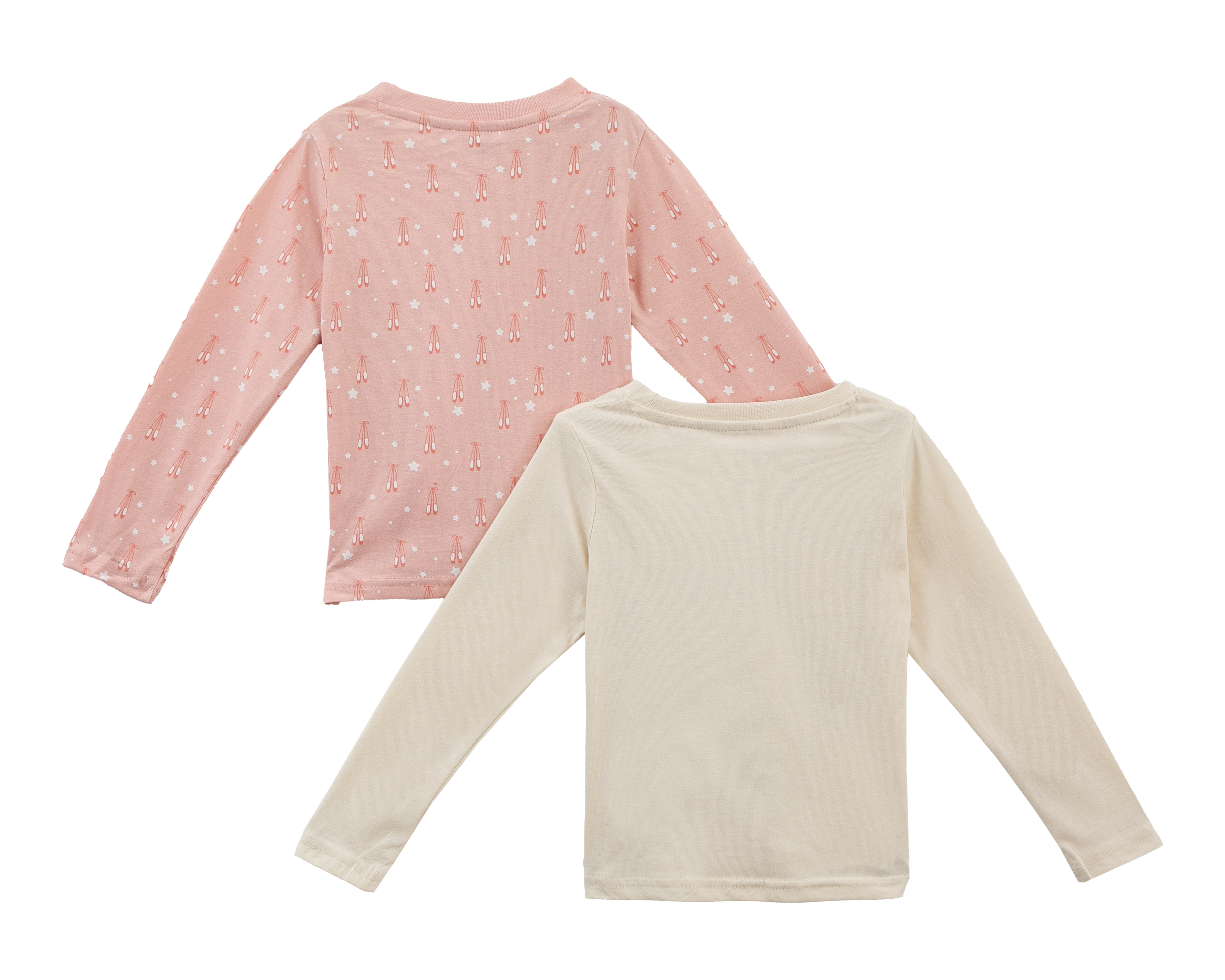 Foto 3 pulgar | Foto 2 | Playera para Bebé Niña Baby Colors de Algodón Manga Larga 2 Piezas