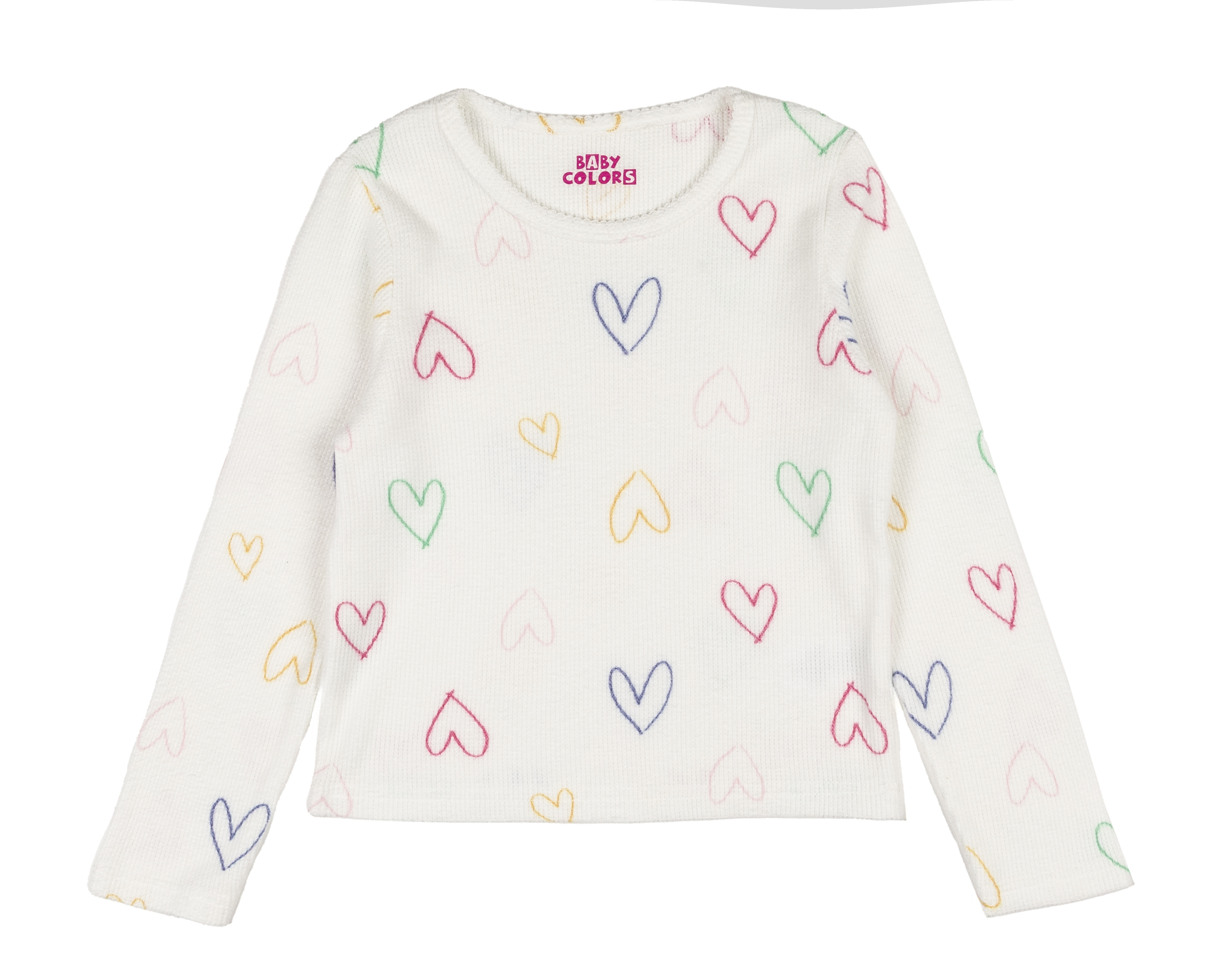 Foto 4 pulgar | Foto 3 | Playera para Bebé Niña Baby Colors Manga Larga 2 Piezas