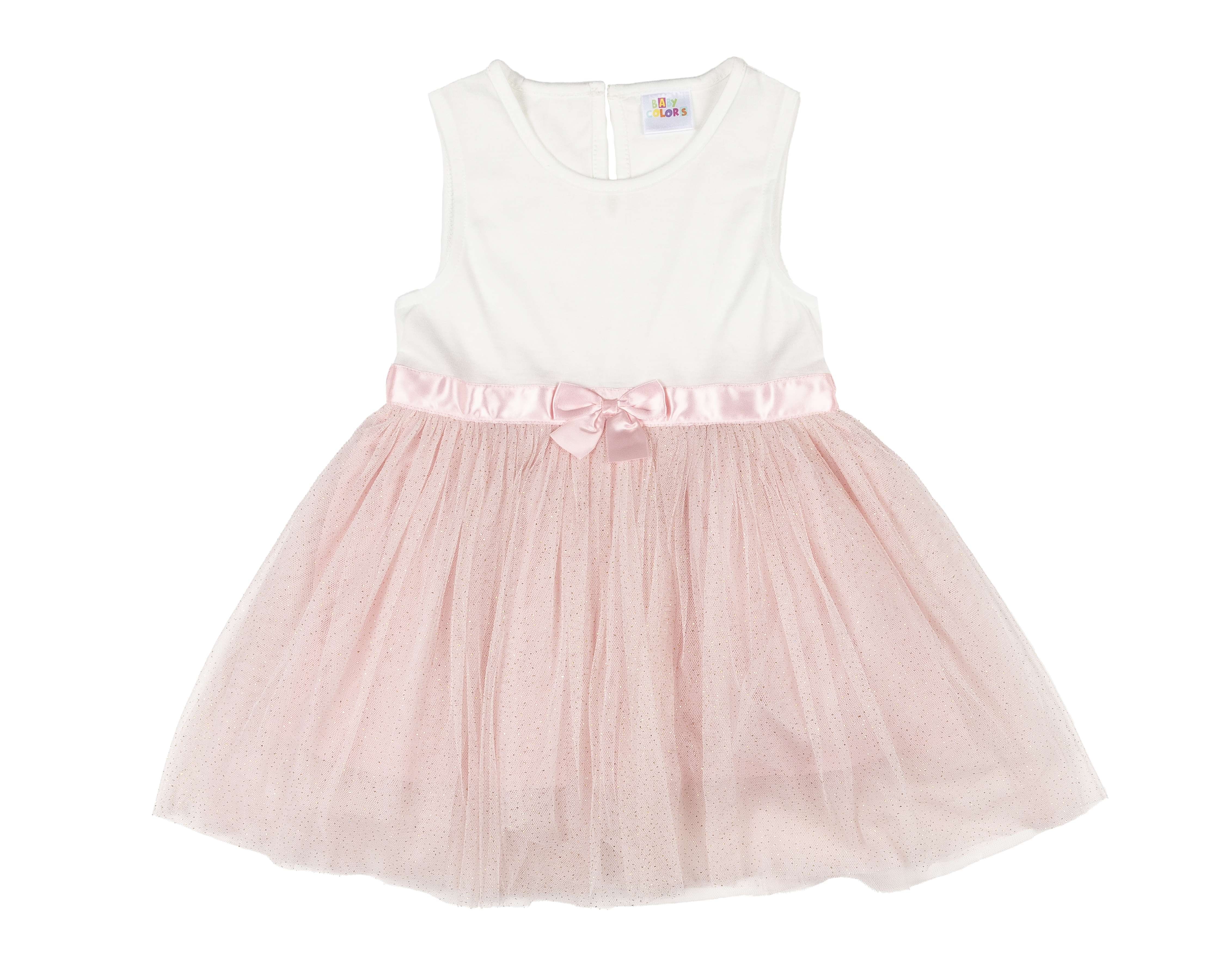 Foto 4 pulgar | Foto 3 | Vestido para Bebé Niña Baby Colors de Algodón con Capa