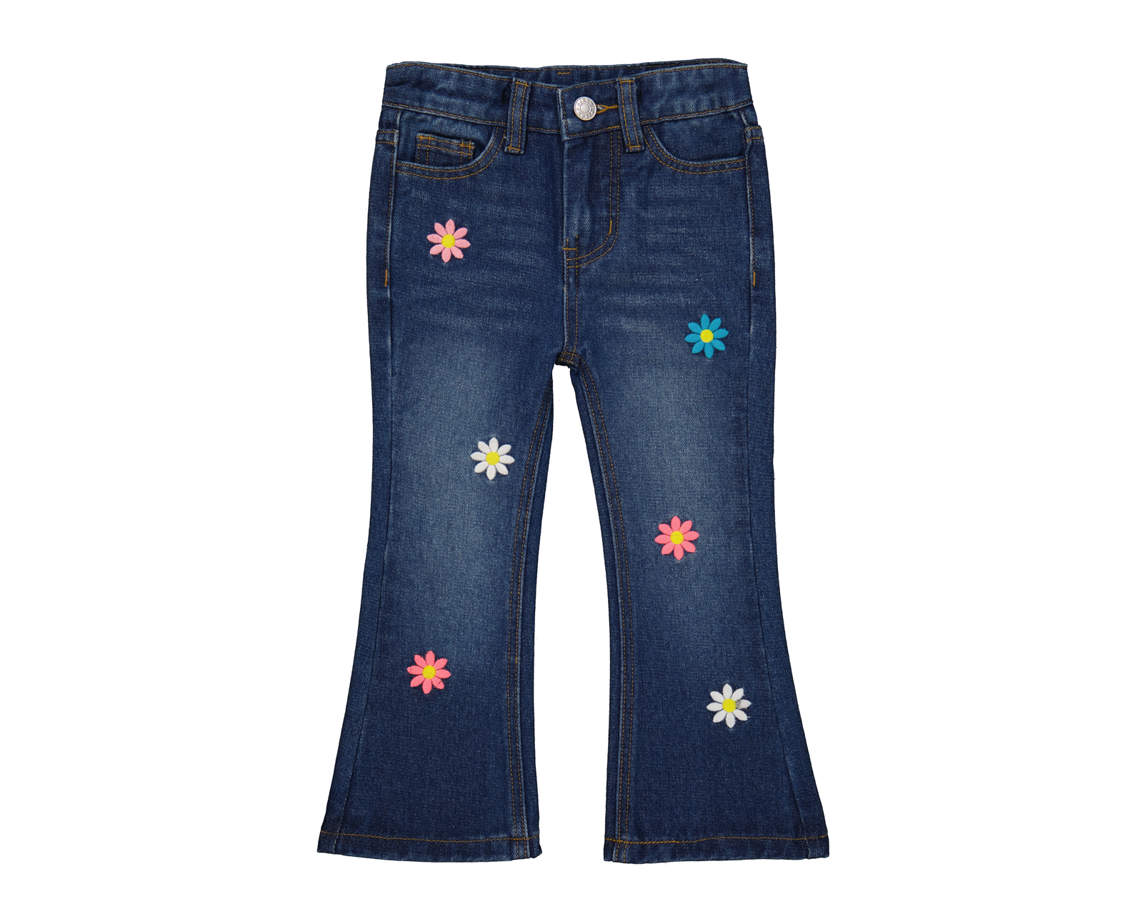 Pantalón para Bebé Niña Baby Colors de Algodón Bordado