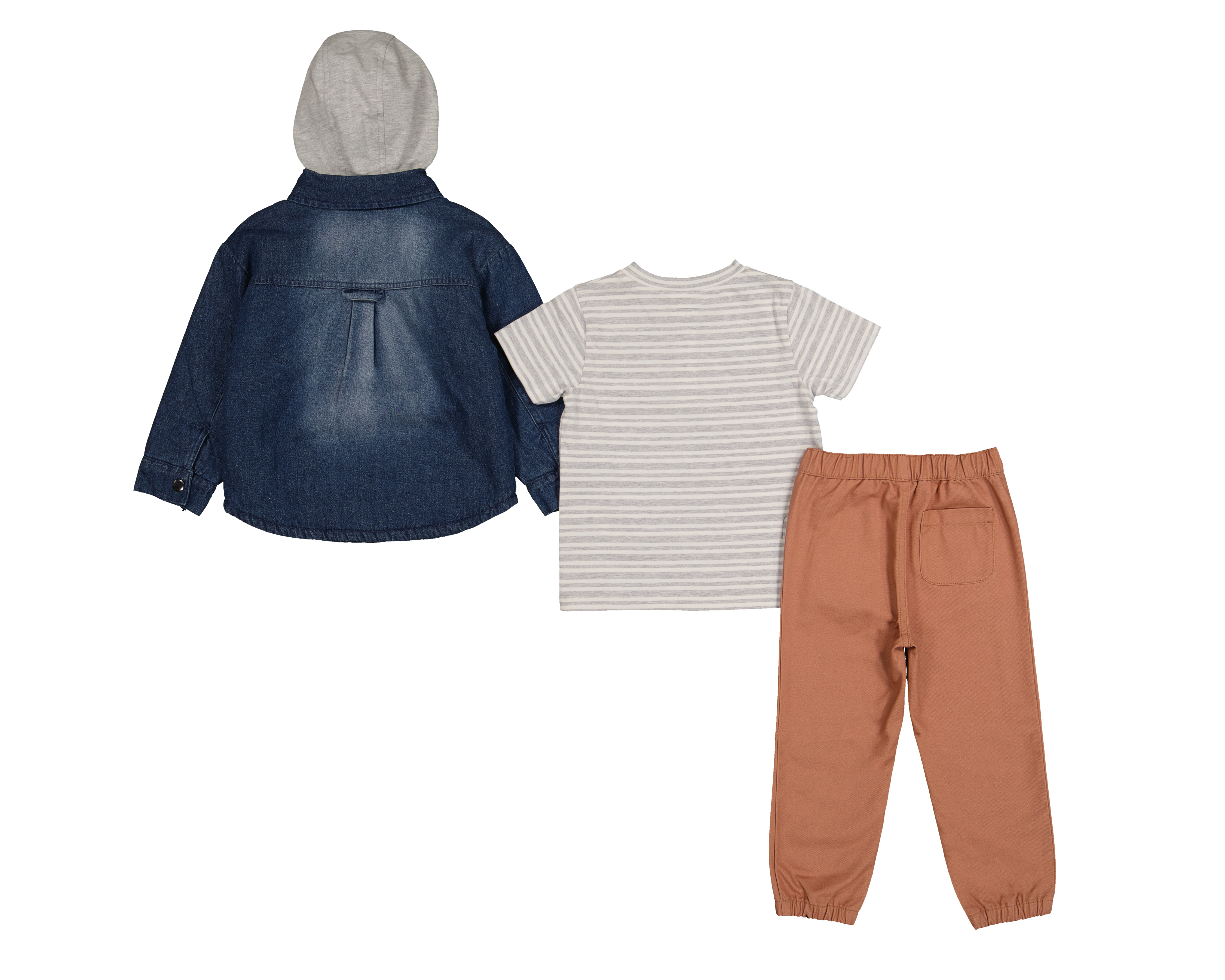 Foto 2 | Foto 2 | Conjunto de Algodón para Bebé Niño Baby Colors 3 Piezas