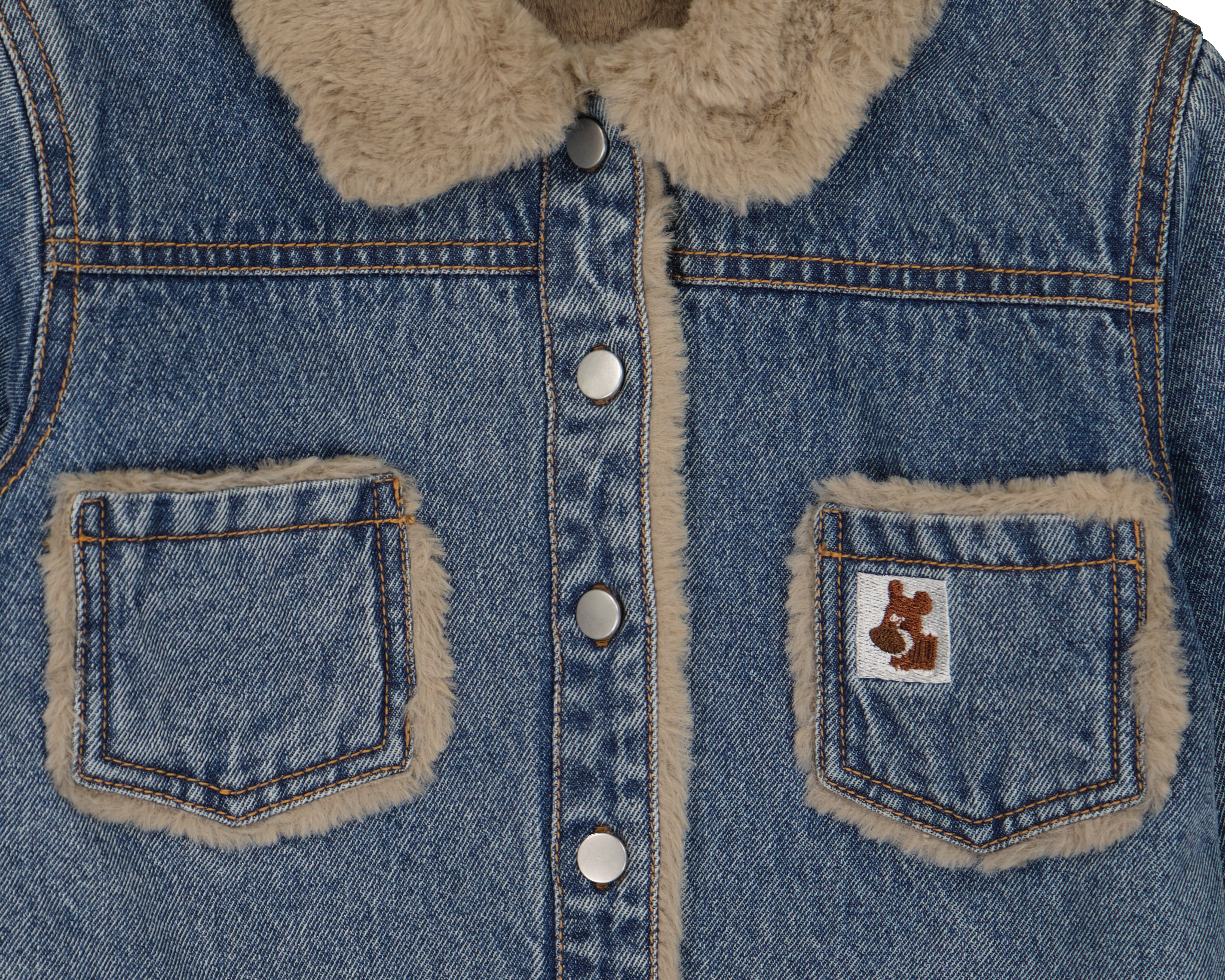 Foto 4 pulgar | Foto 3 | Chamarra Baby Colors para Bebé Niño