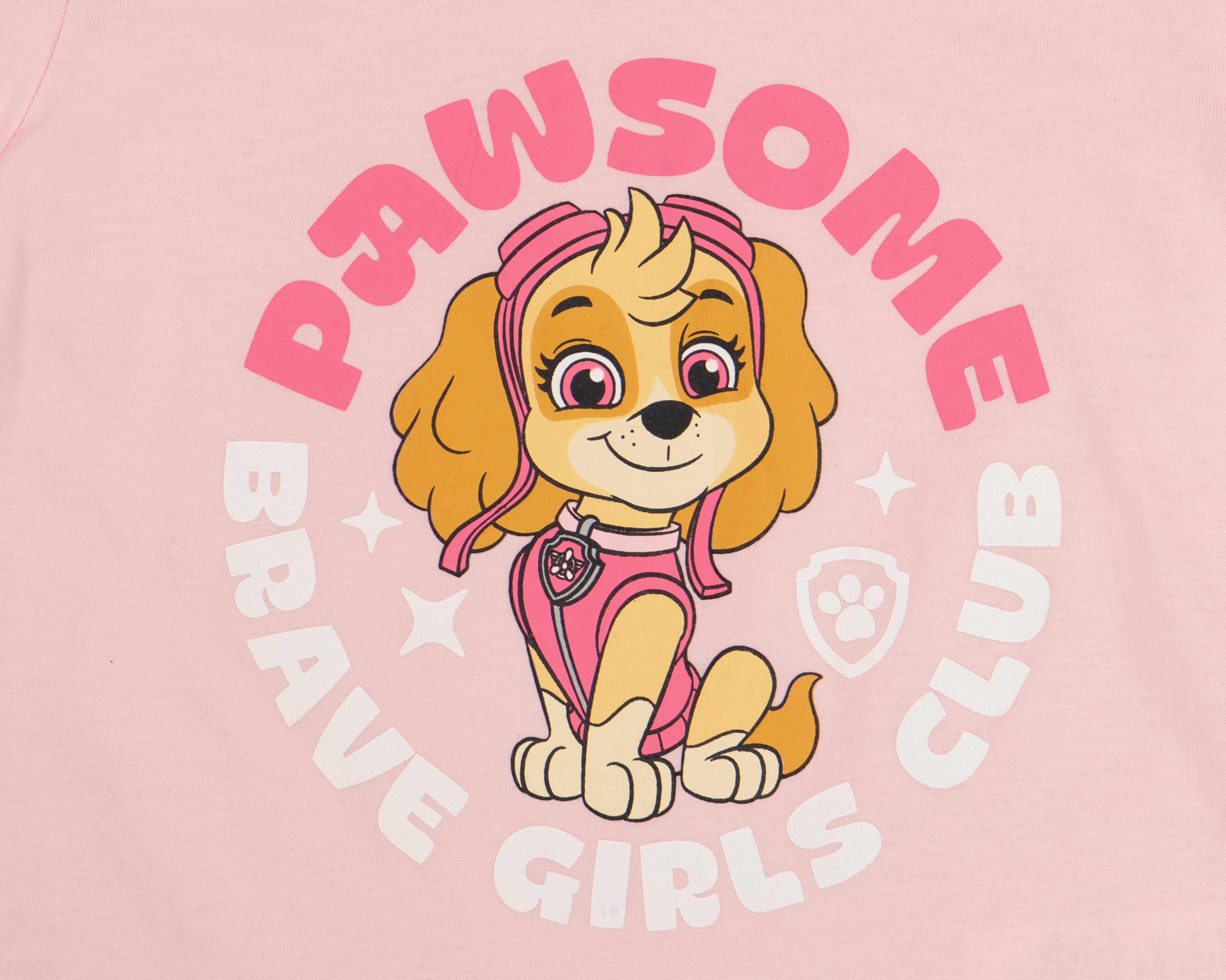 Foto 3 | Foto 3 | Playera para Bebé Niña Paw Patrol de Algodón Rosa
