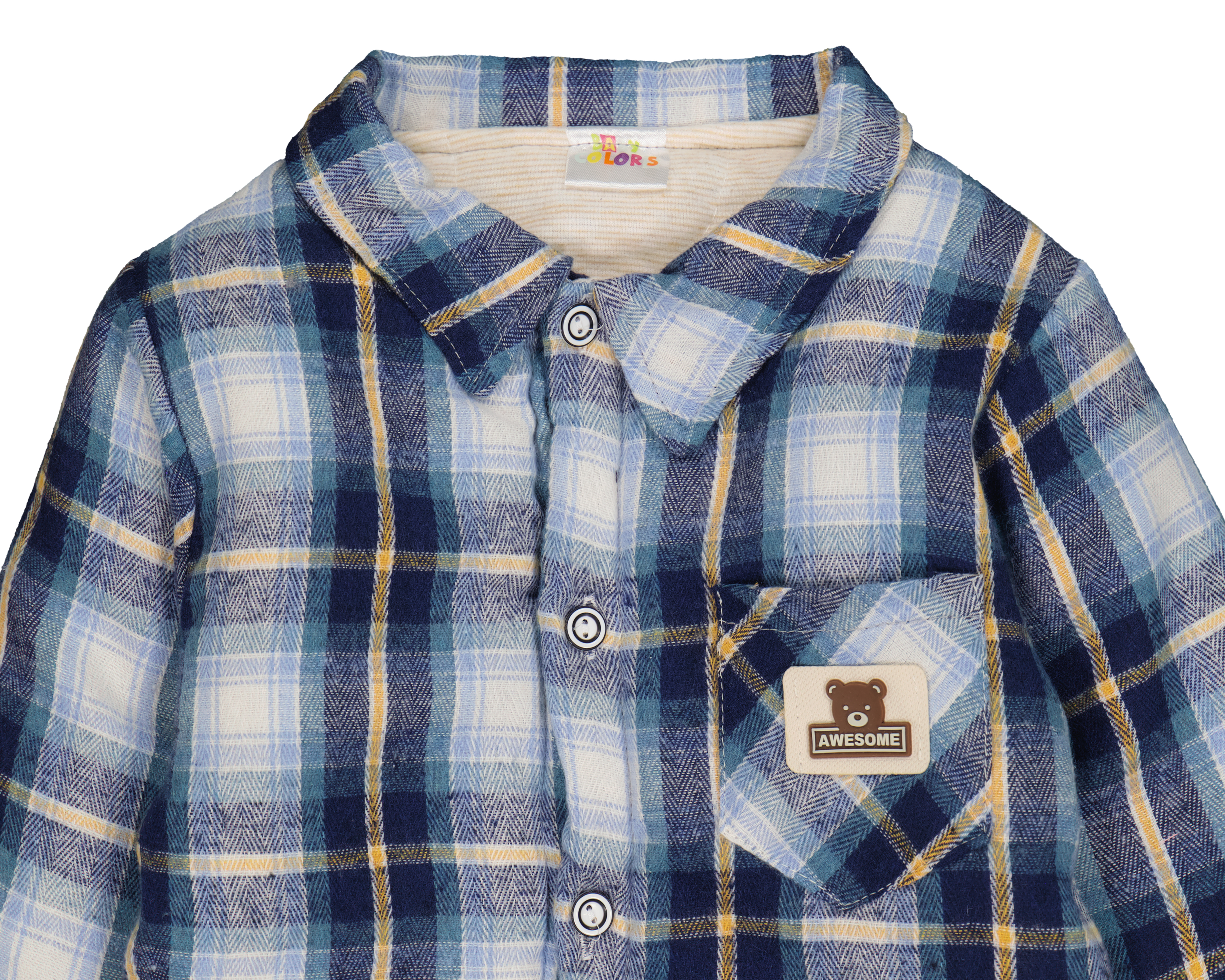 Foto 4 pulgar | Foto 3 | Chamarra Baby Colors para Bebé Niño