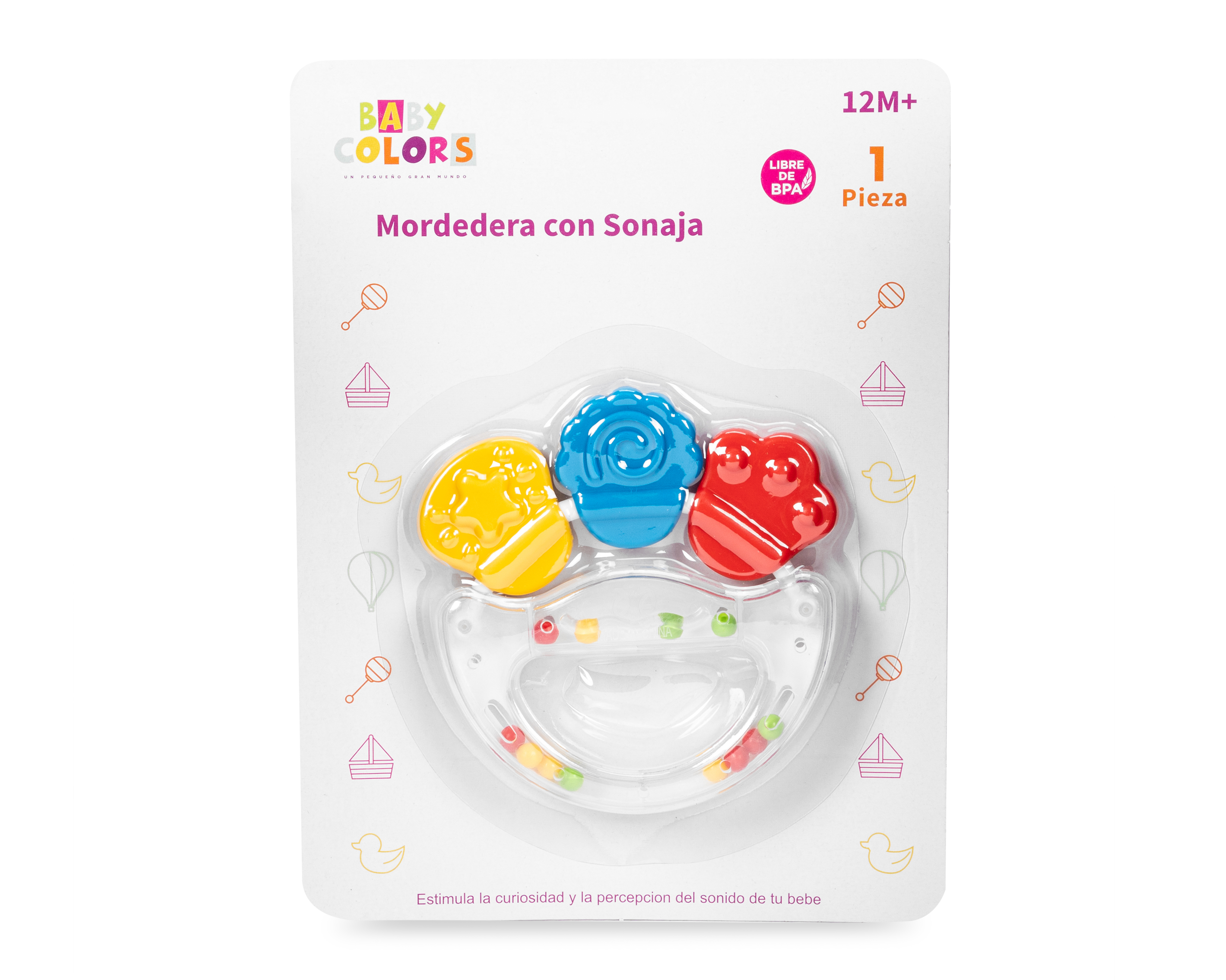 Foto 2 pulgar | Foto 1 | Mordedera con Sonaja Baby Colors