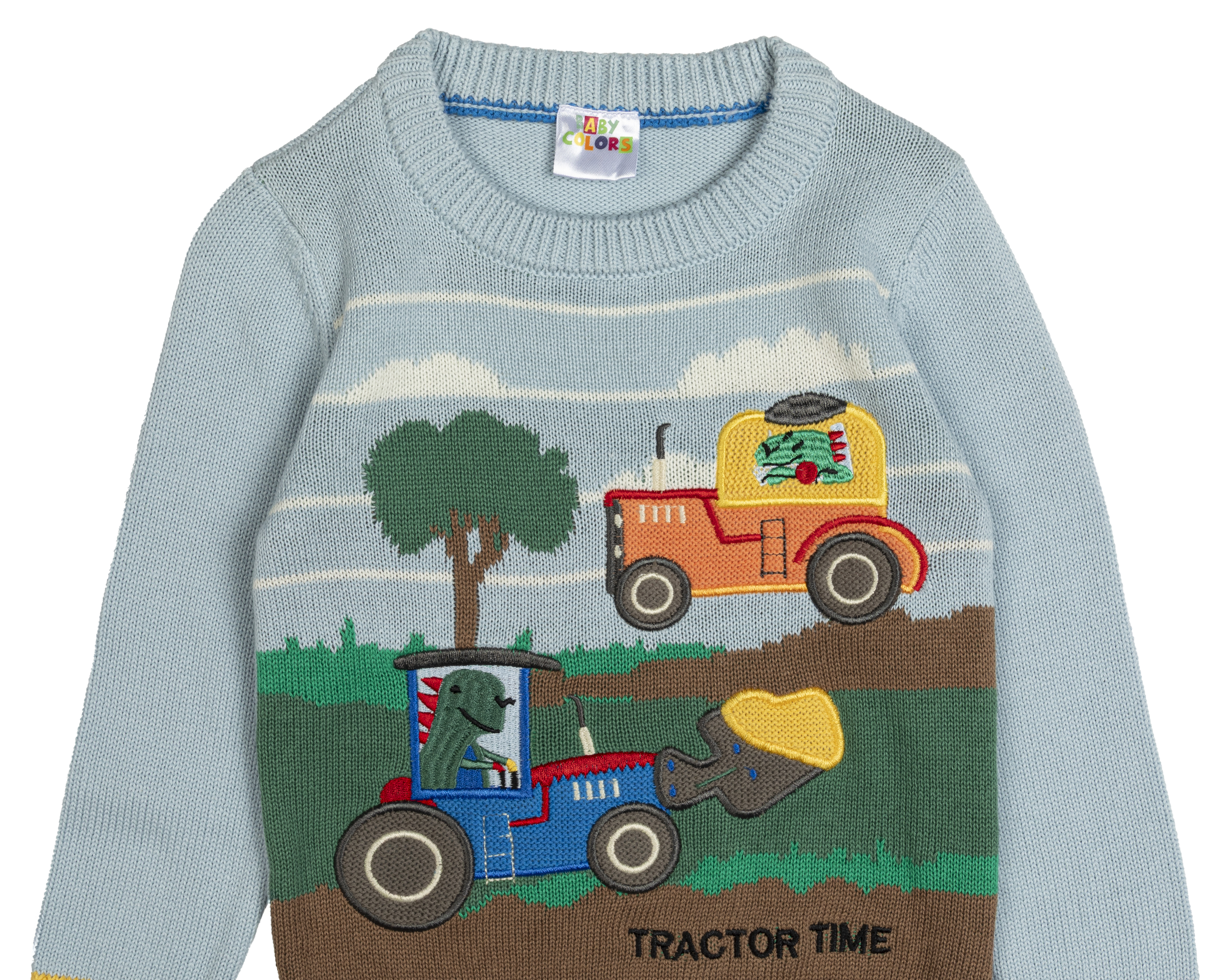 Foto 4 pulgar | Foto 3 | Suéter Baby Colors de Algodón para Bebé Niño