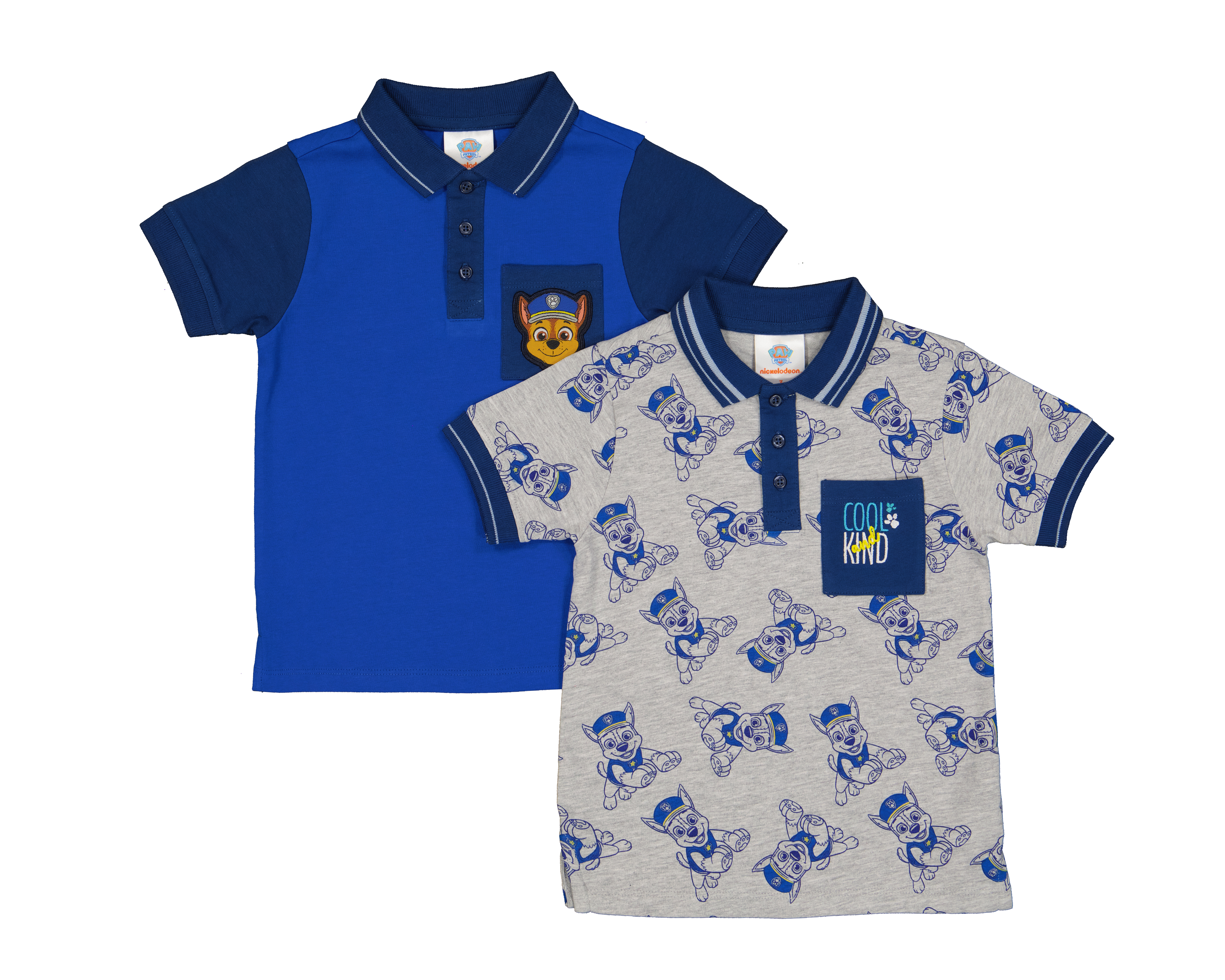 Foto 2 pulgar | Foto 1 | Playera para Bebé Niño Paw Patrol de Algodón Manga Corta 2 Piezas