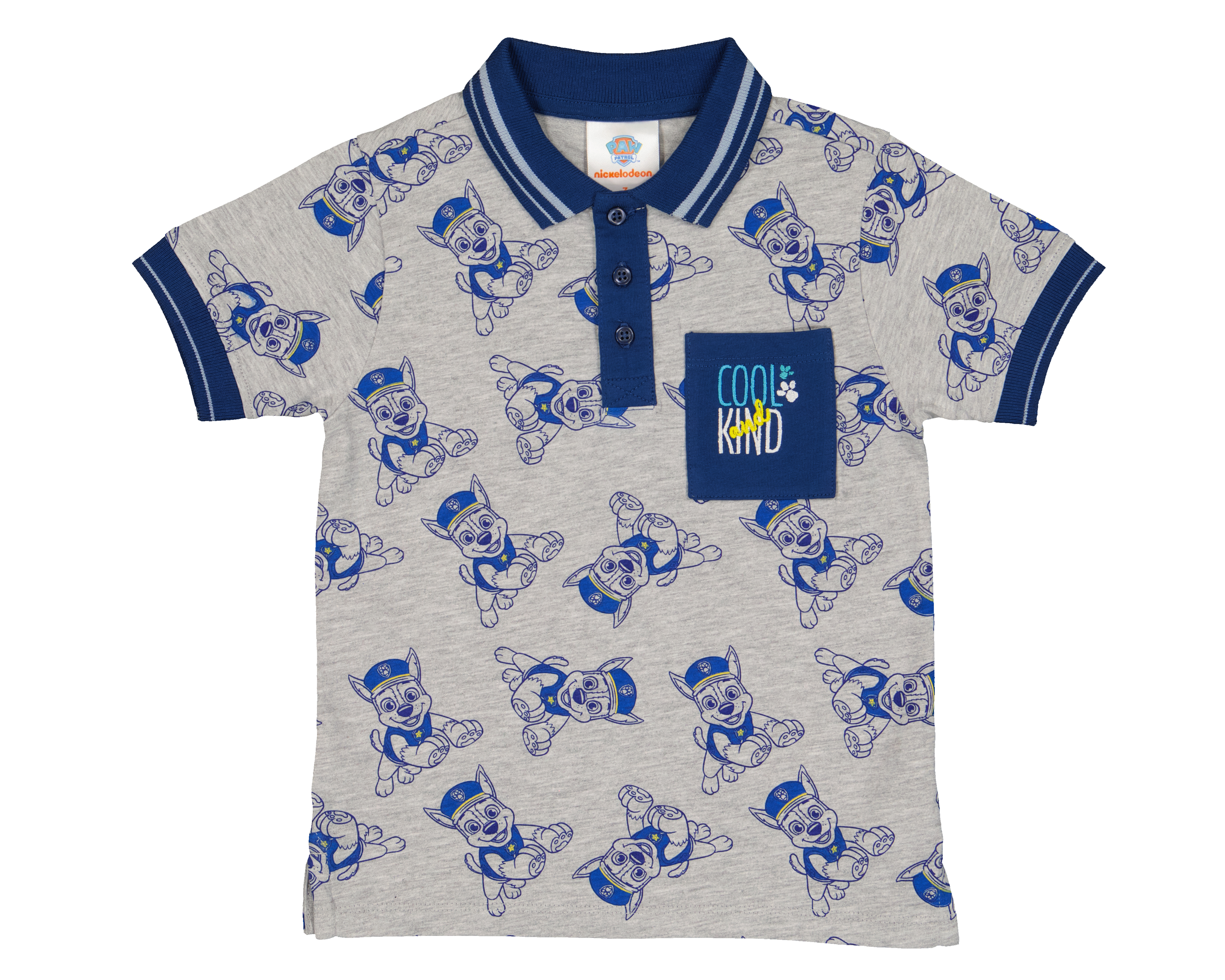 Foto 4 pulgar | Foto 3 | Playera para Bebé Niño Paw Patrol de Algodón Manga Corta 2 Piezas