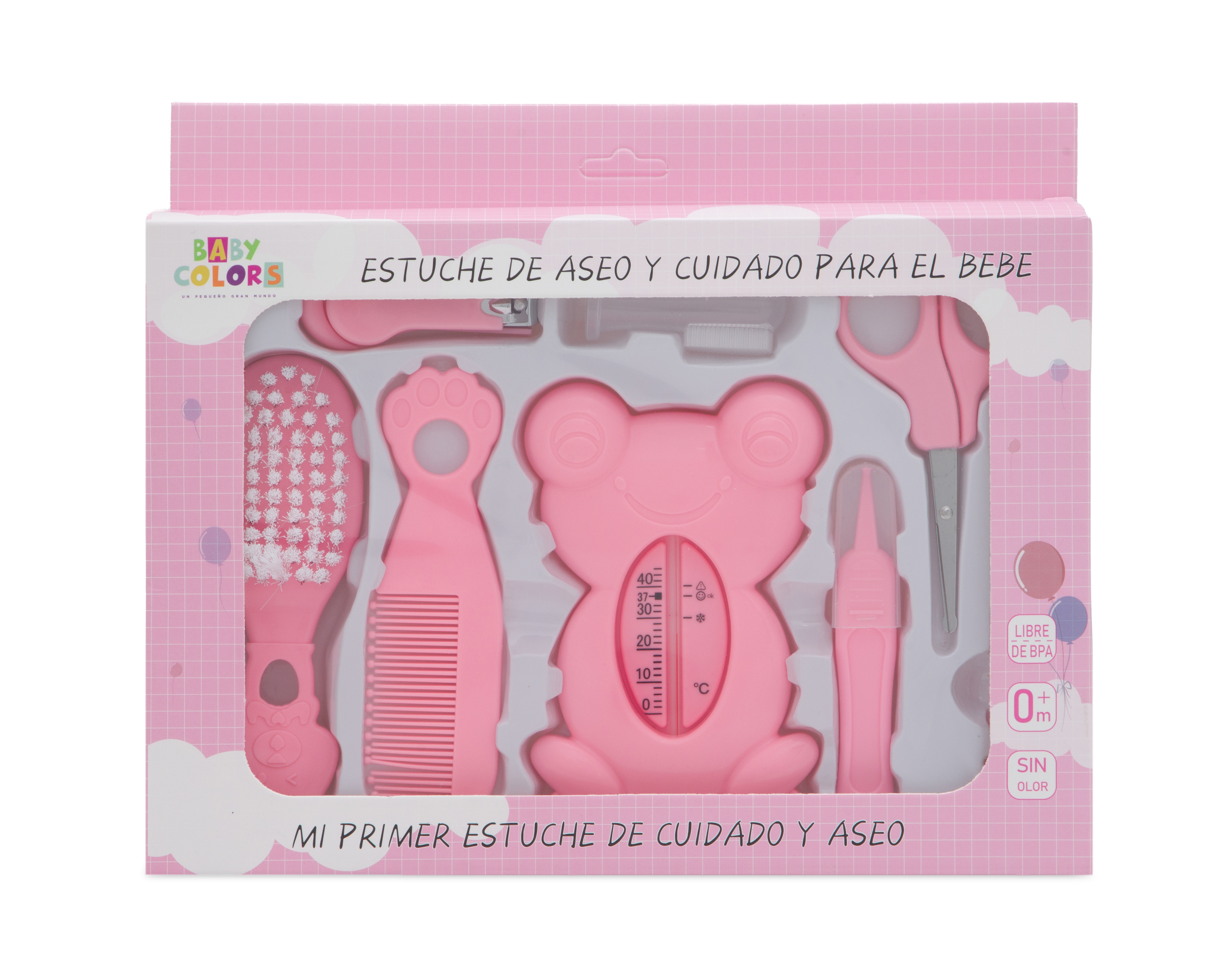 Foto 5 pulgar | Foto 4 | Estuche de Aseo y Cuidado para Bebé Baby Colors 8 Piezas