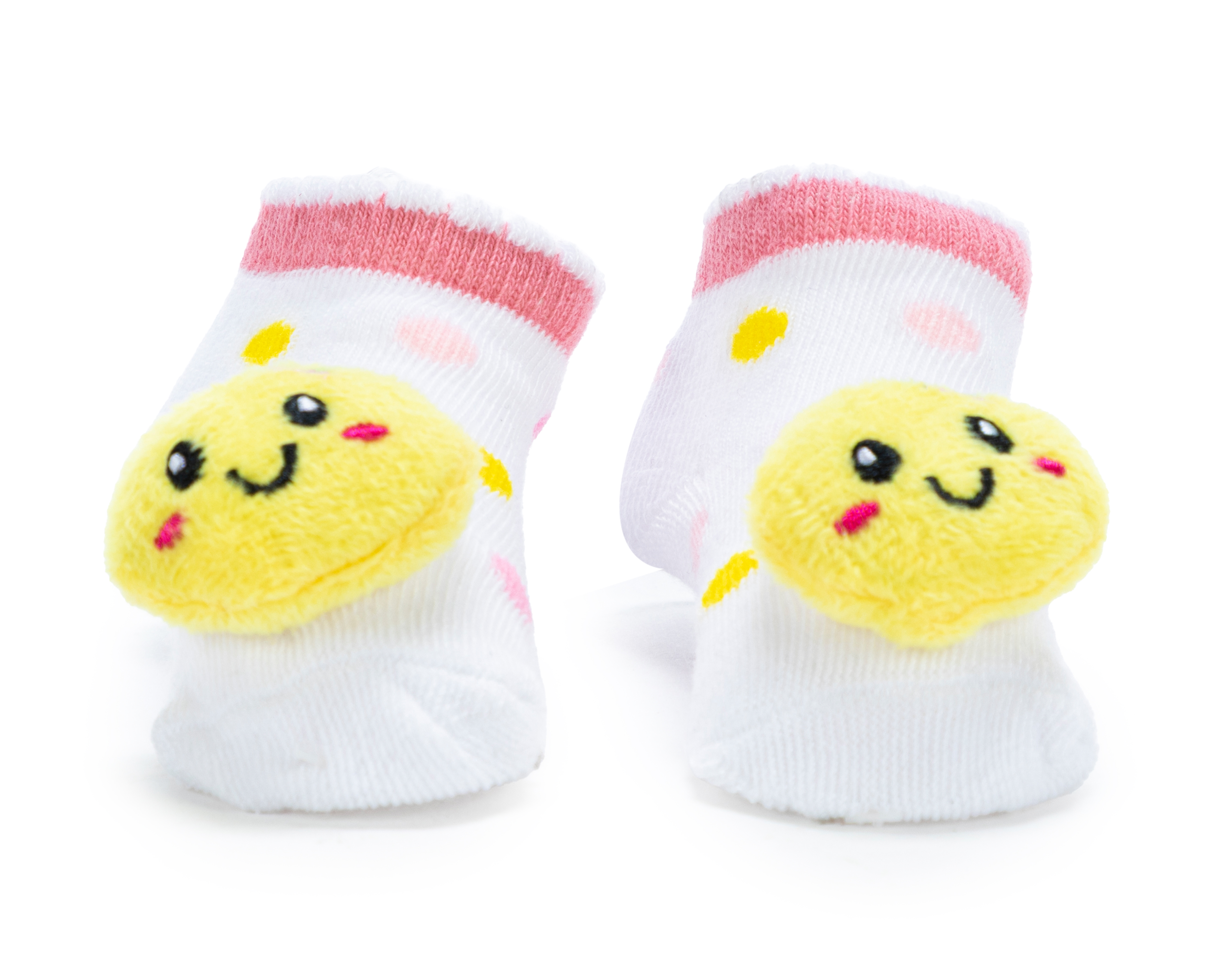 Foto 4 pulgar | Foto 3 | Calcetas para Bebé Niña Baby Colors 3 Pares