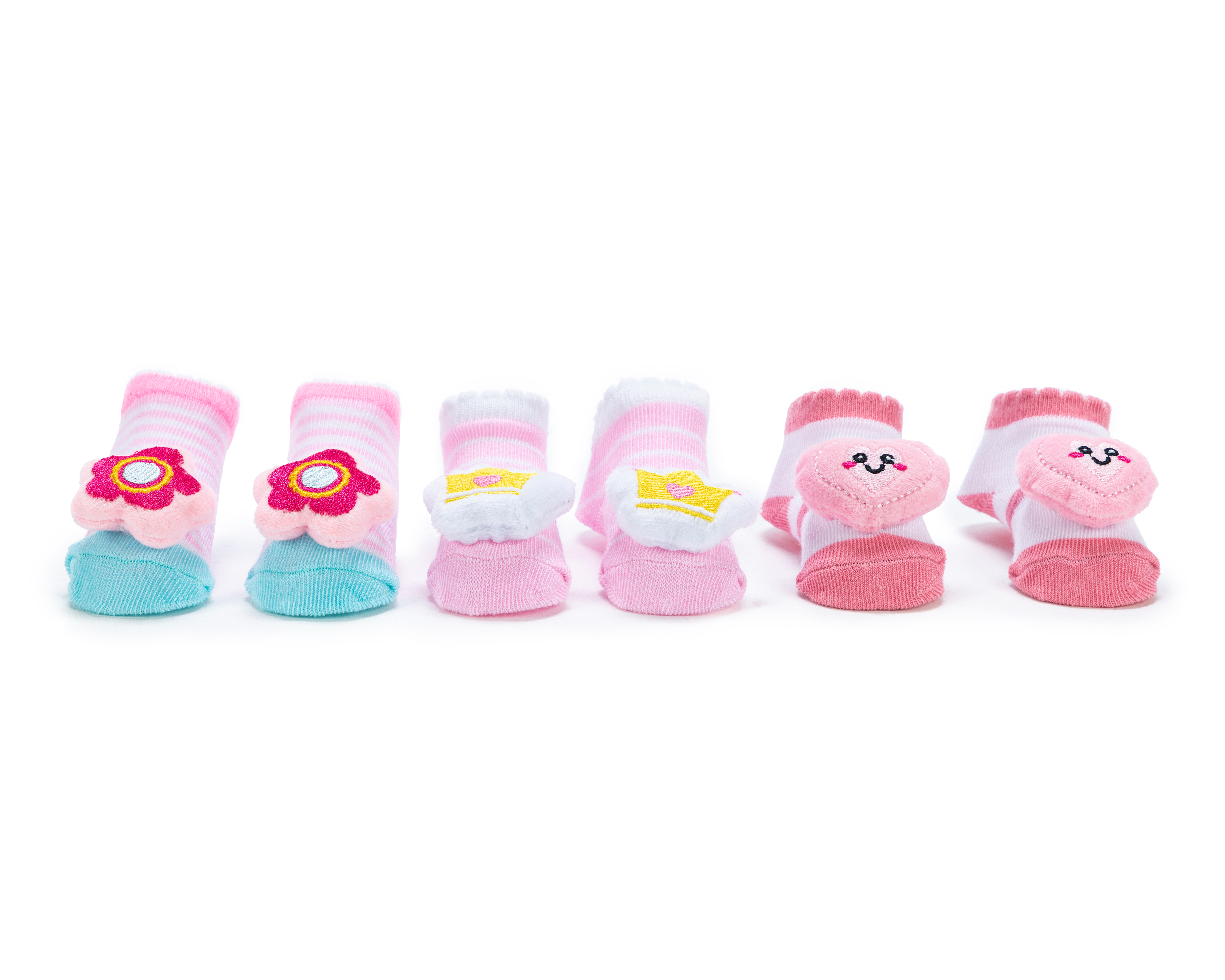 Foto 2 | Foto 2 | Calcetas para Bebé Niña Baby Colors 3 Pares
