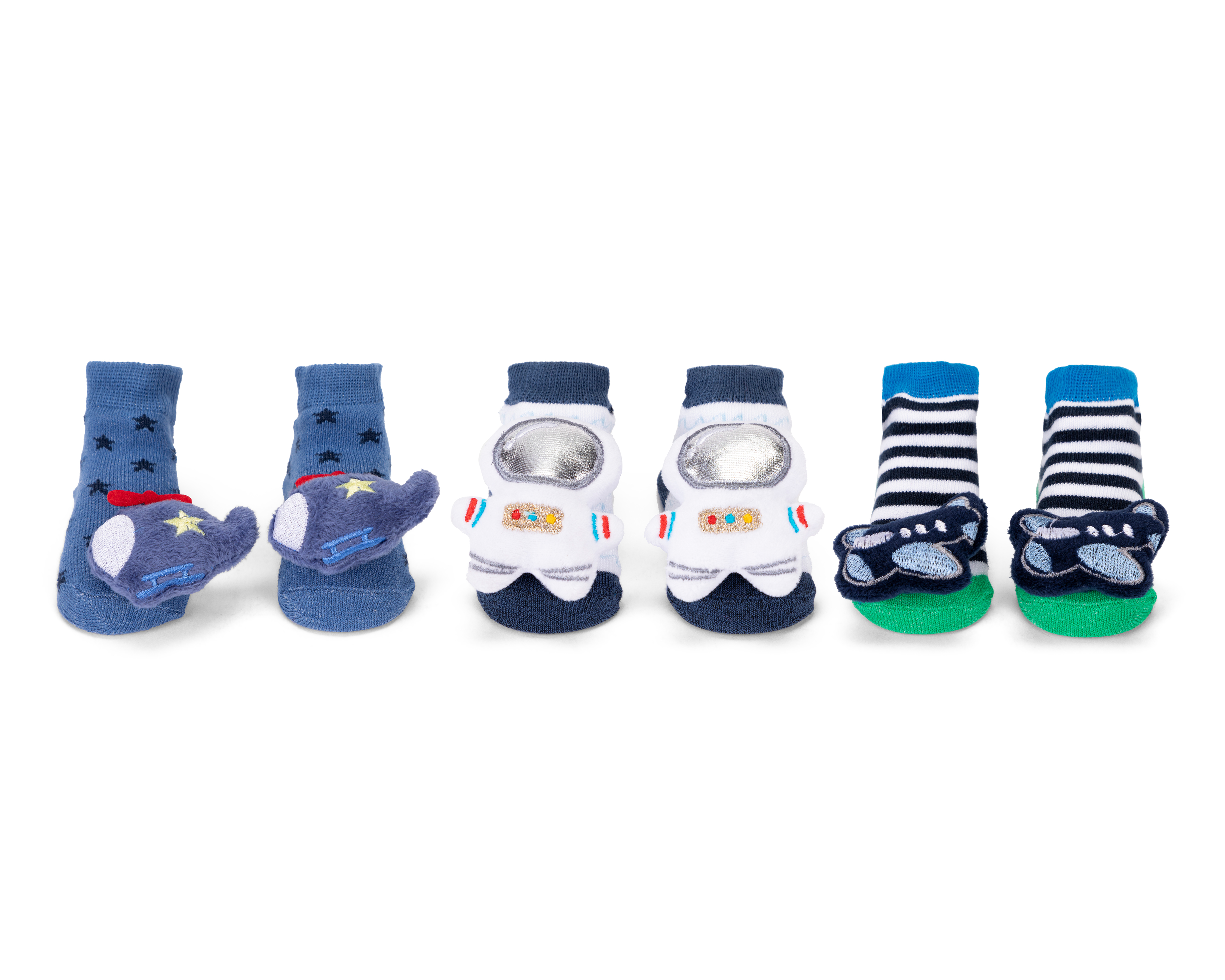 Foto 3 pulgar | Foto 2 | Calcetas Baby Colors para Bebé Niño 3 Pares