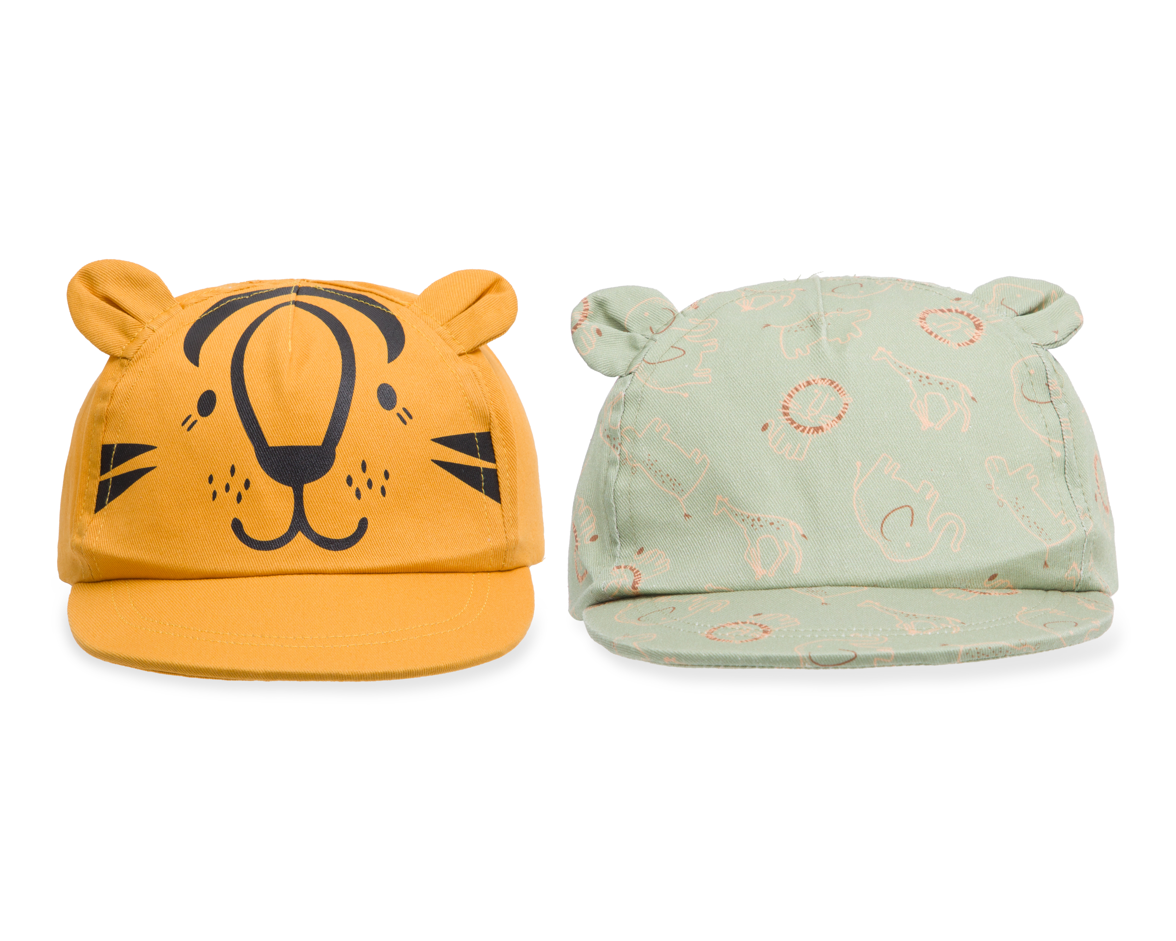 Foto 2 pulgar | Foto 1 | Gorra Plana Baby Colors para Bebé Niño 2 Piezas