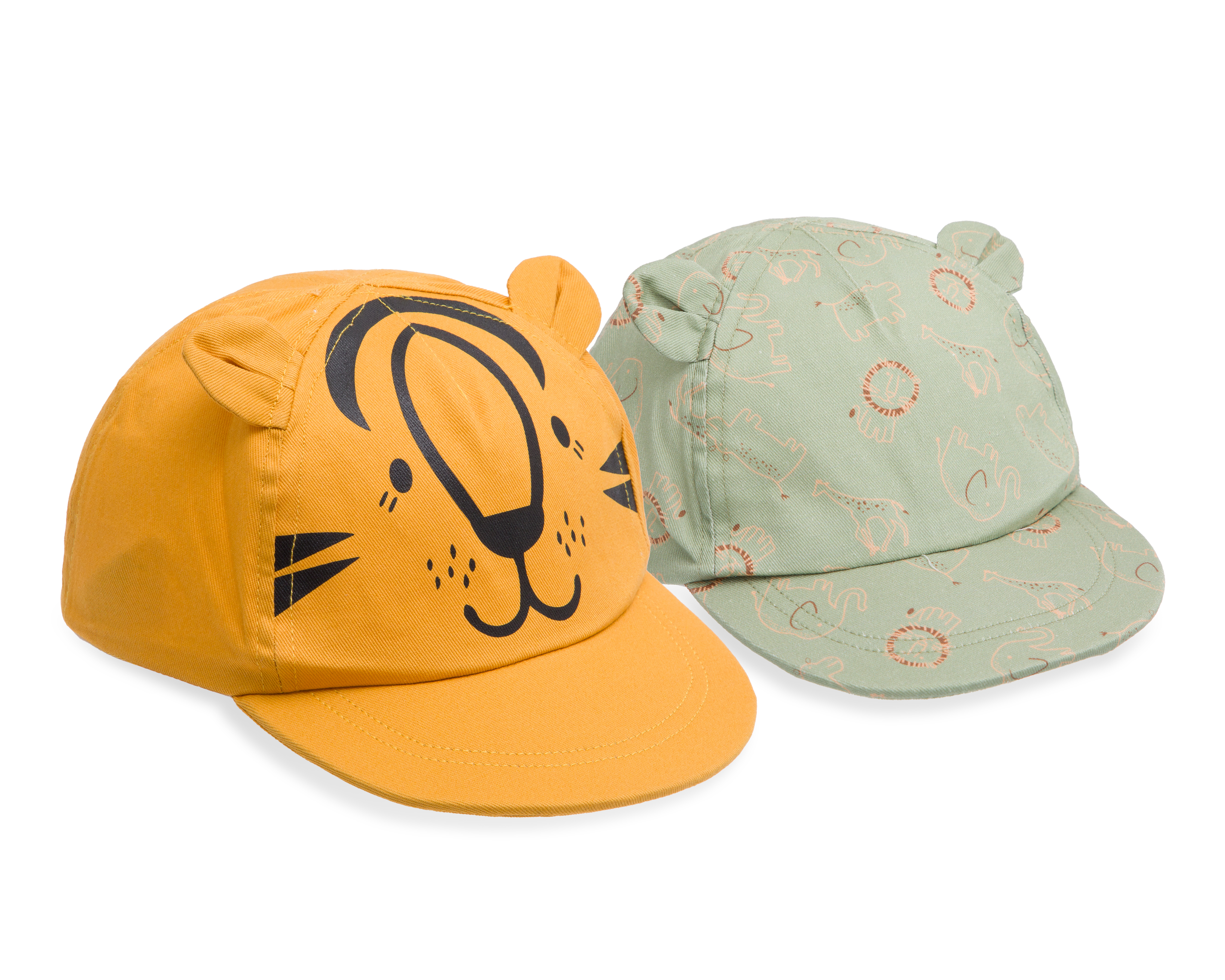 Foto 3 pulgar | Foto 2 | Gorra Plana Baby Colors para Bebé Niño 2 Piezas