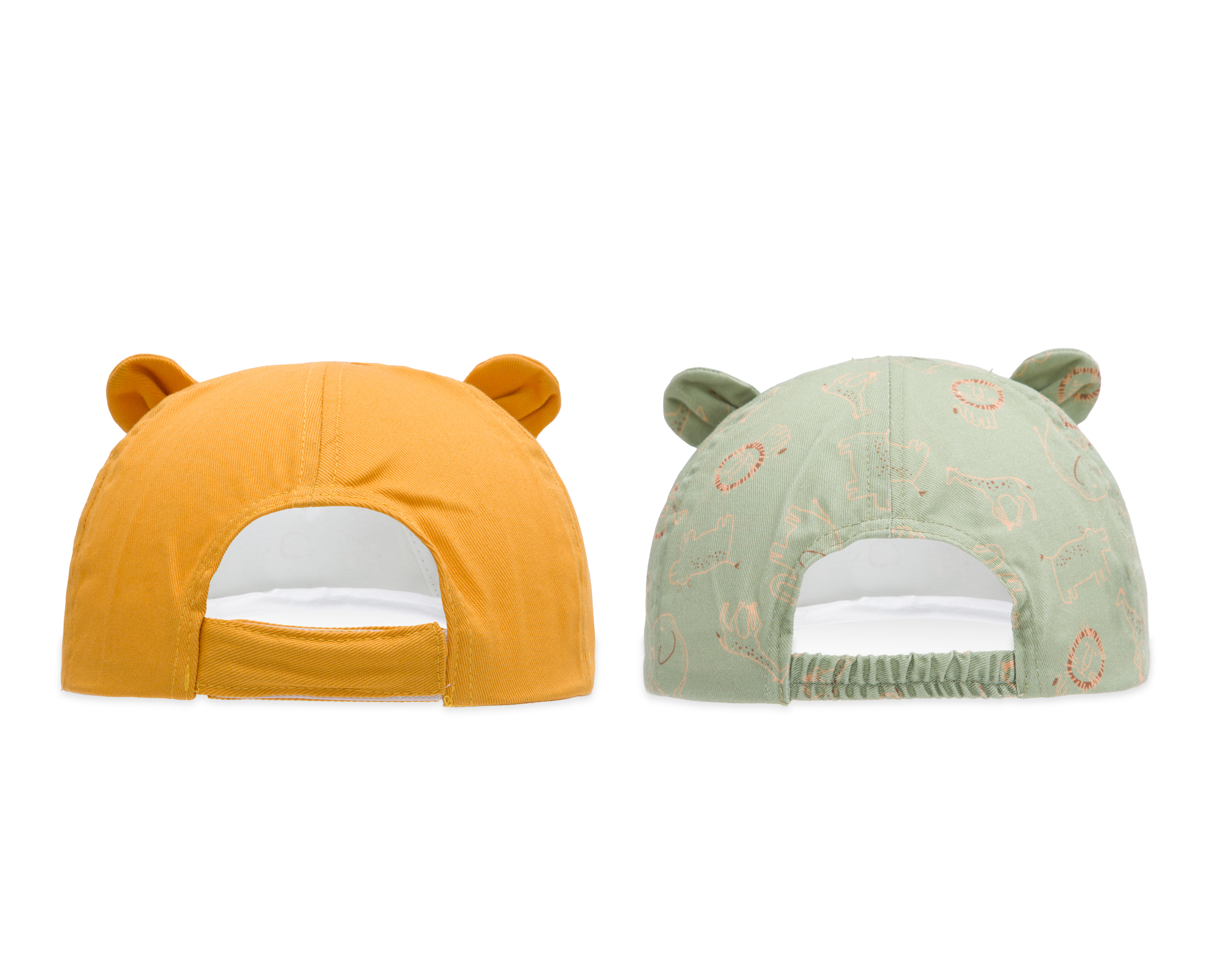 Foto 4 pulgar | Foto 3 | Gorra Plana Baby Colors para Bebé Niño 2 Piezas