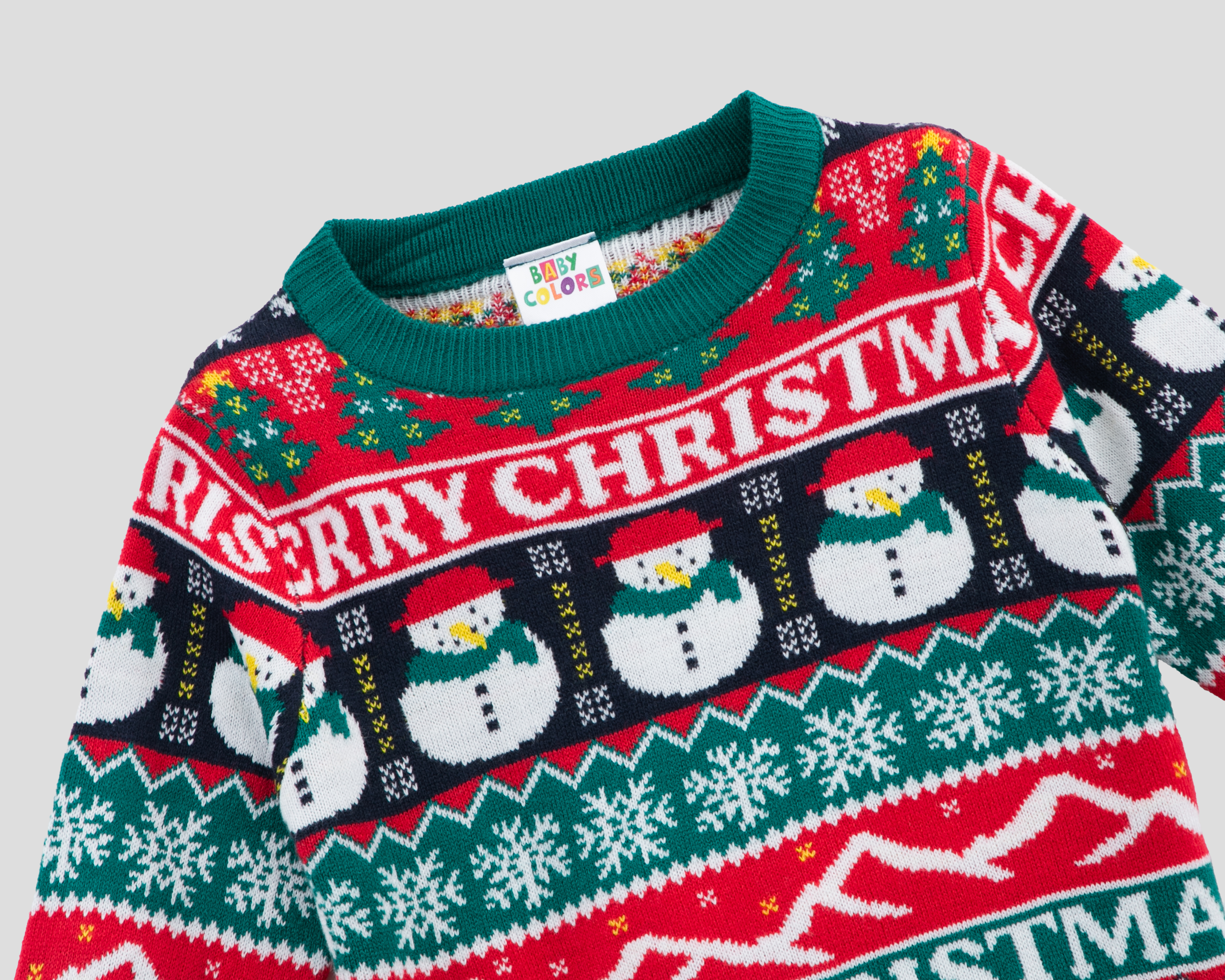 Foto 4 pulgar | Foto 3 | Suéter Navideño Baby Colors para Bebé Niño